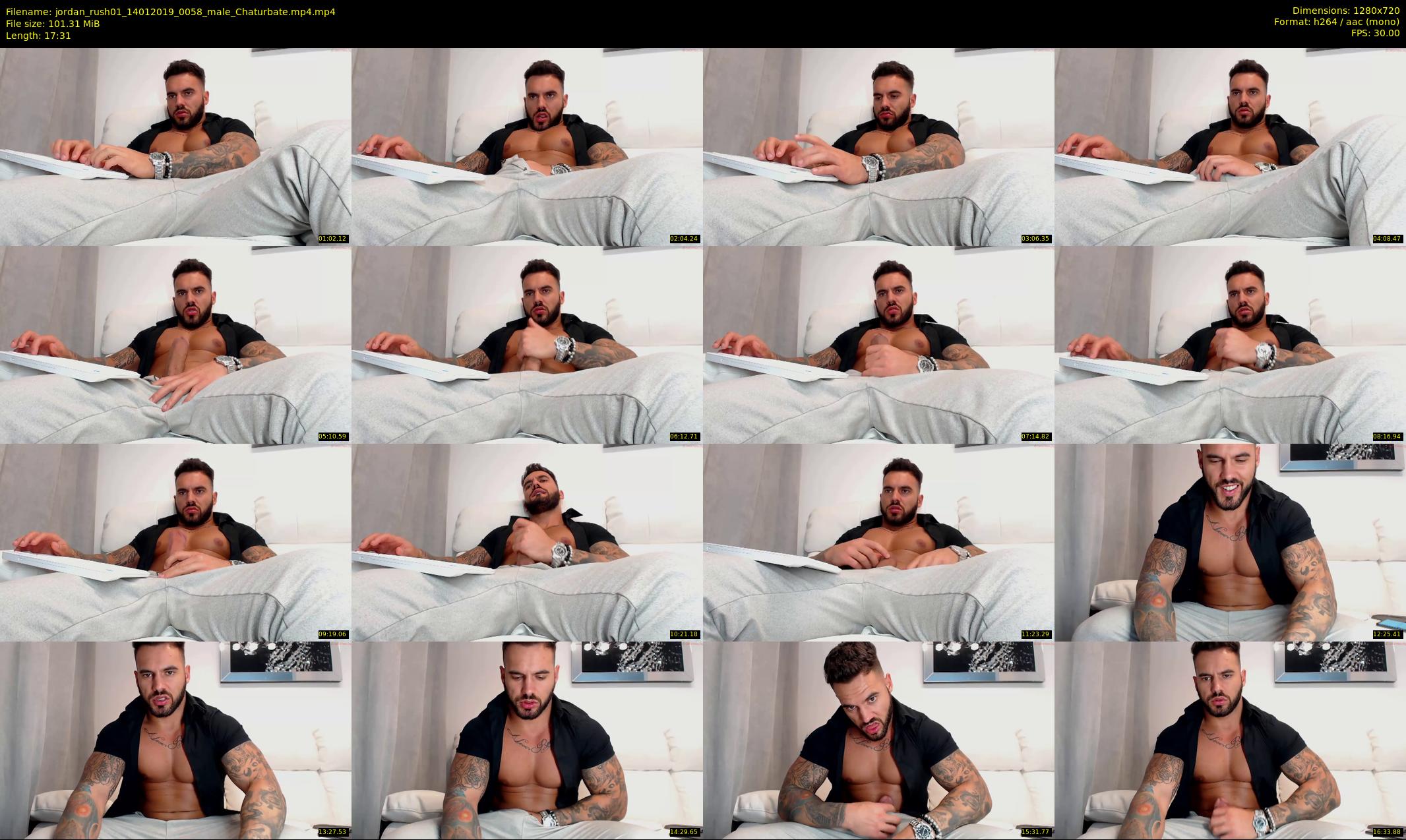 jordan_rush01 — 18 minute Chaturbate male cam show recording, 720p, Jan 14, 2019