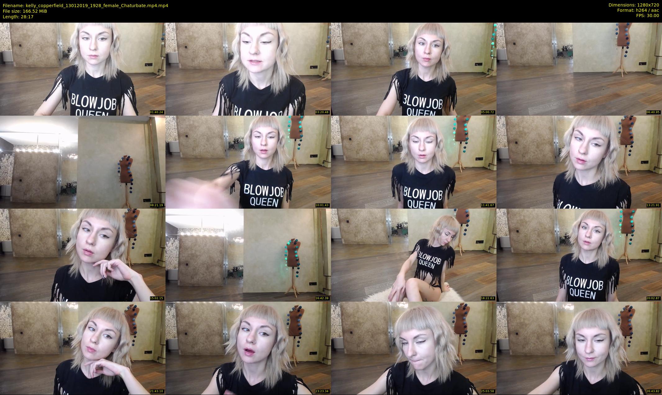 kelly_copperfield — 29 minute Chaturbate female cam show recording, 720p, Jan 13, 2019