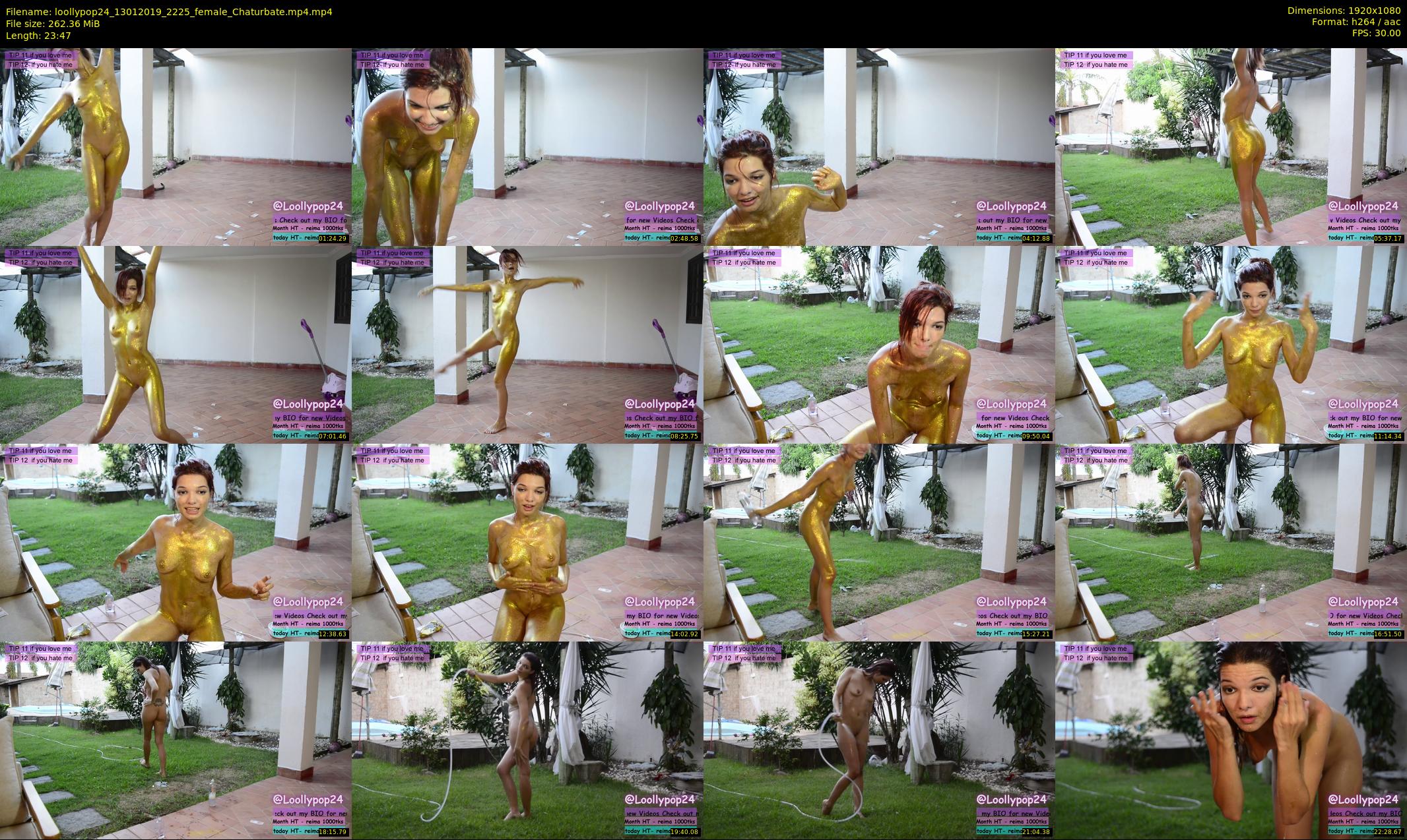 loollypop24 — 24 minute Chaturbate female cam show recording, 1080p, Jan 13, 2019
