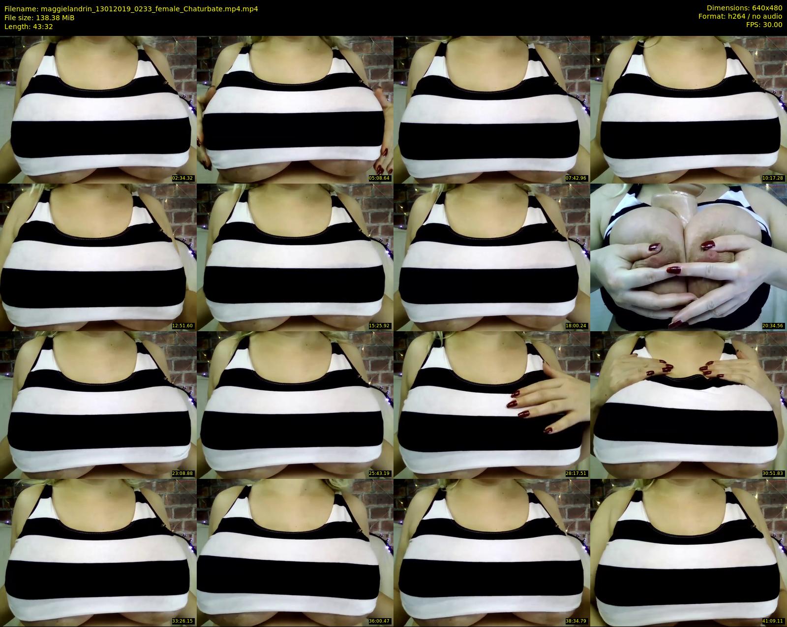 maggielandrin — 44 minute Chaturbate female cam show recording, 480p, Jan 13, 2019