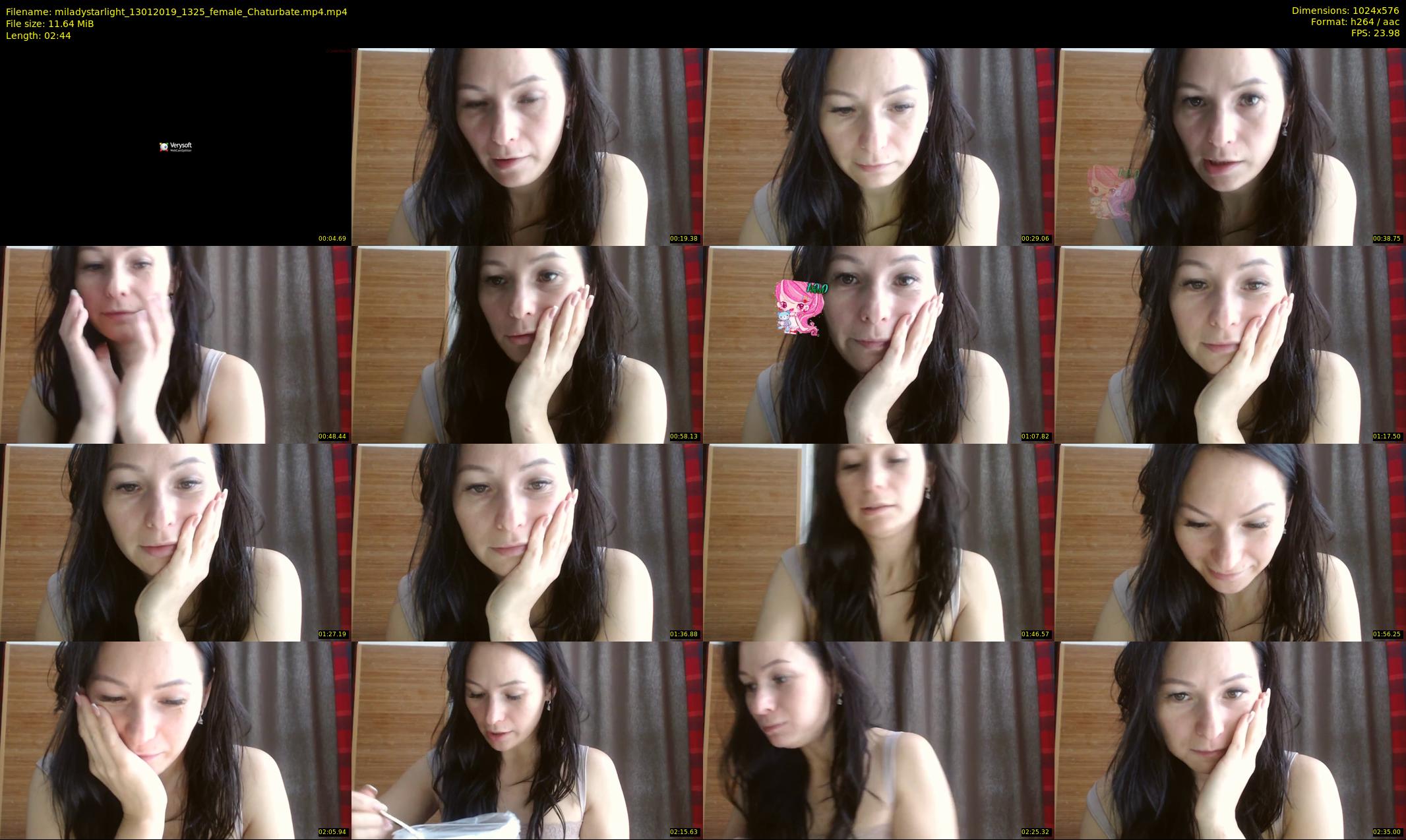 miladystarlight — 3 minute Chaturbate female cam show recording, 480p, Jan 13, 2019