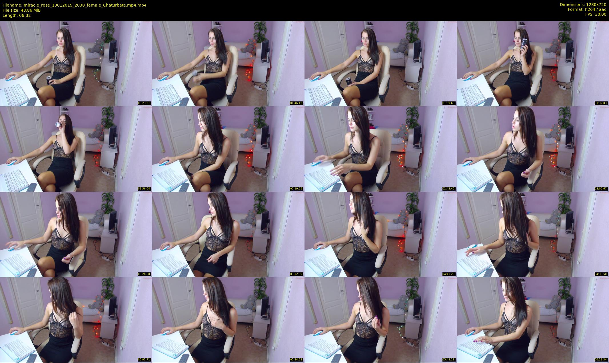 miracle_rose — 7 minute Chaturbate female cam show recording, 720p, Jan 13, 2019