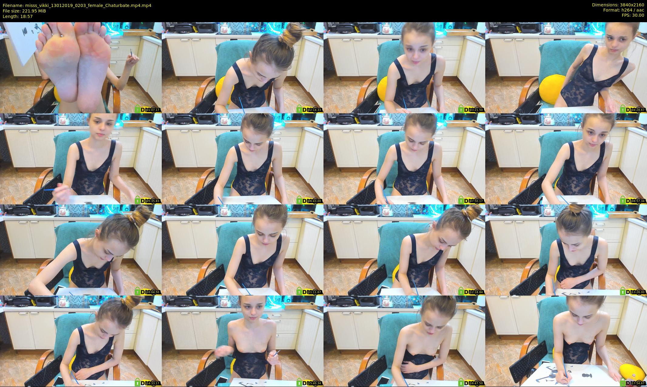 misss_vikki — 19 minute Chaturbate female cam show recording, 4K, Jan 13, 2019