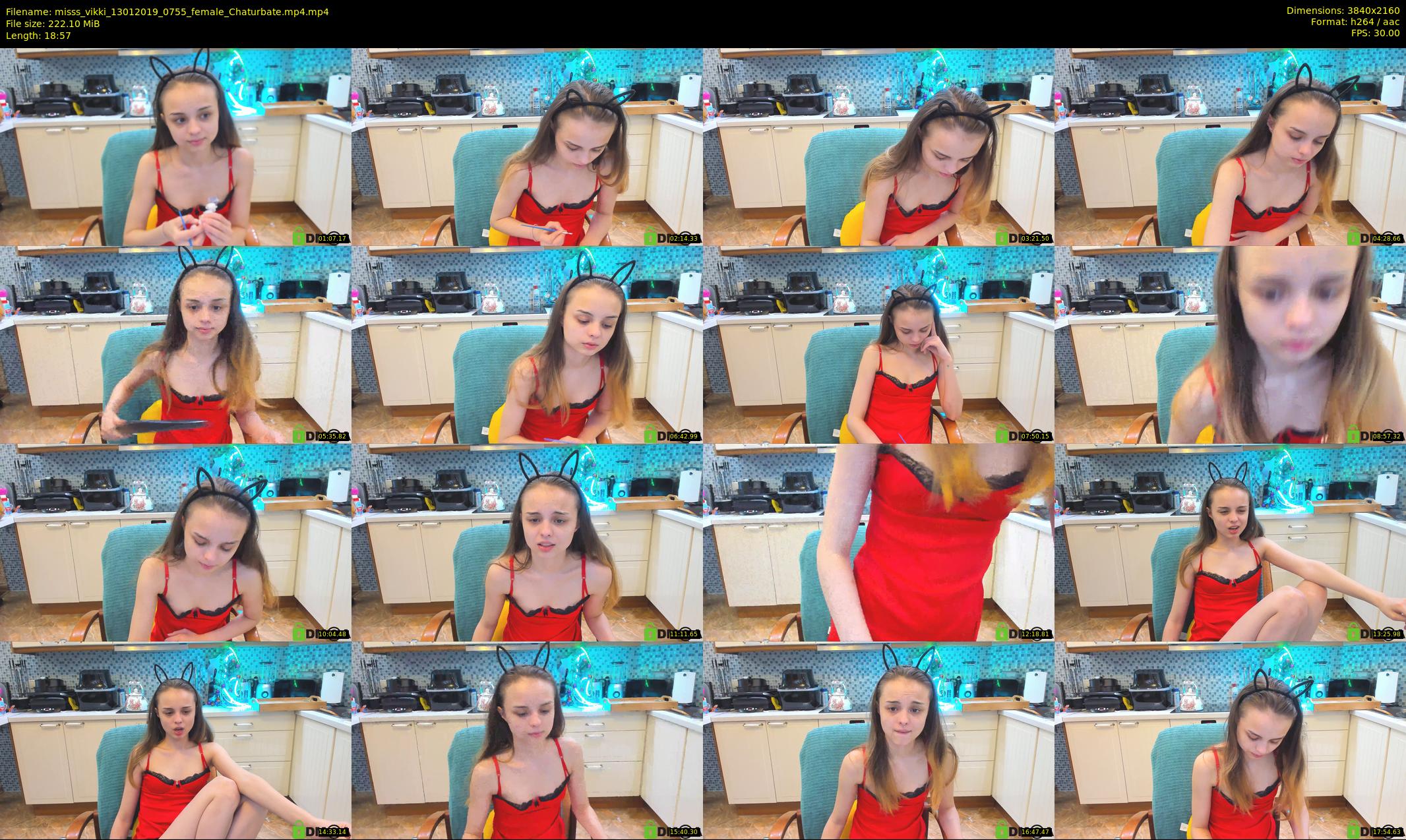 misss_vikki — 19 minute Chaturbate female cam show recording, 4K, Jan 13, 2019
