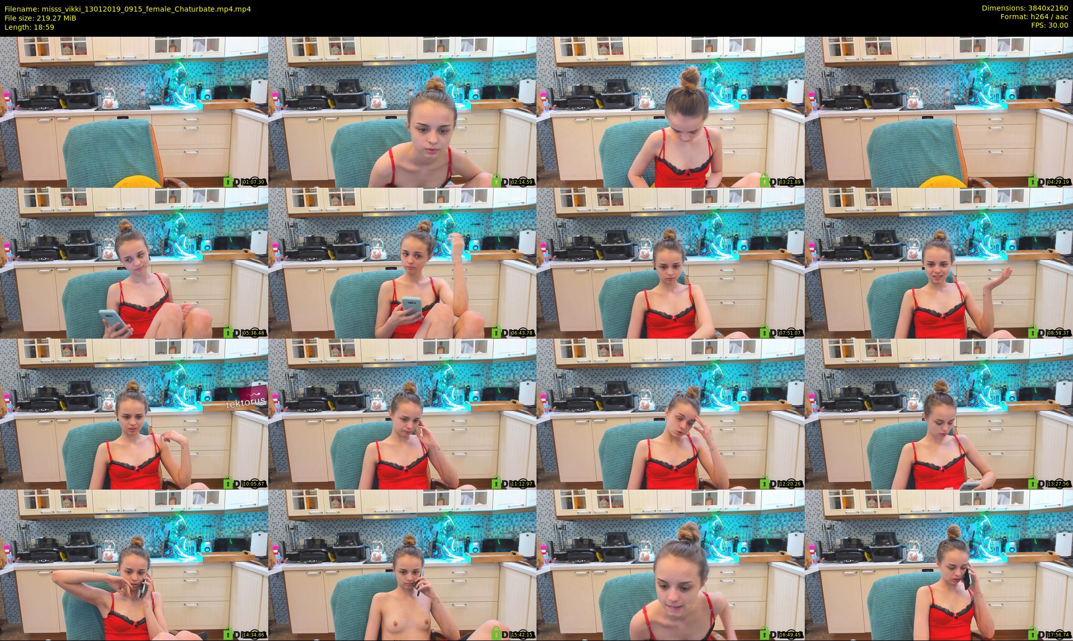 misss_vikki — 19 minute Chaturbate female cam show recording, 4K, Jan 13, 2019
