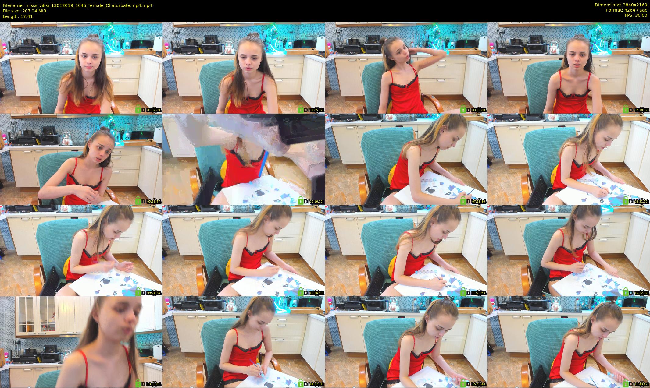 misss_vikki — 18 minute Chaturbate female cam show recording, 4K, Jan 13, 2019