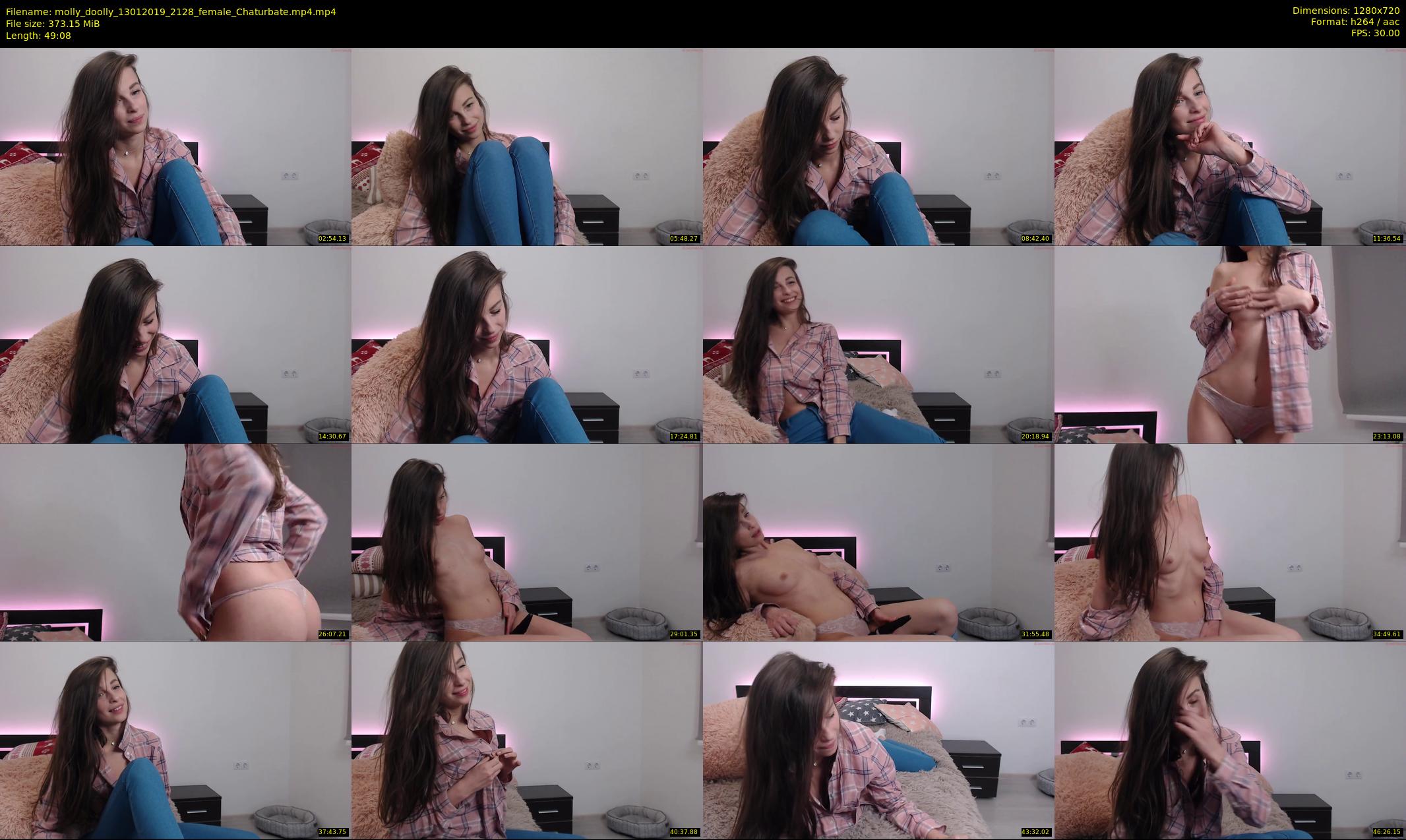 molly_doolly — 50 minute Chaturbate female cam show recording, 720p, Jan 13, 2019