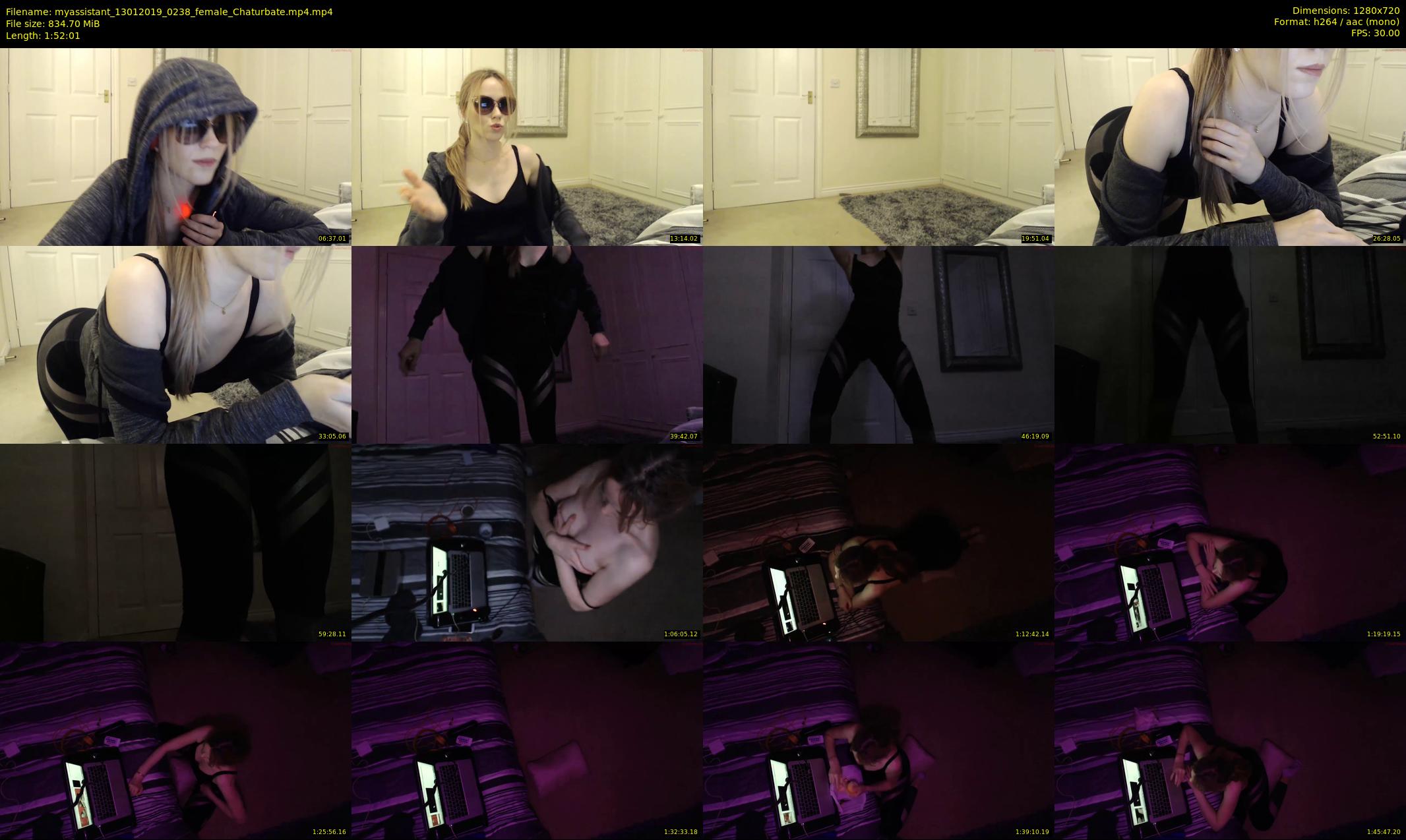 myassistant — 113 minute Chaturbate female cam show recording, 720p, Jan 13, 2019