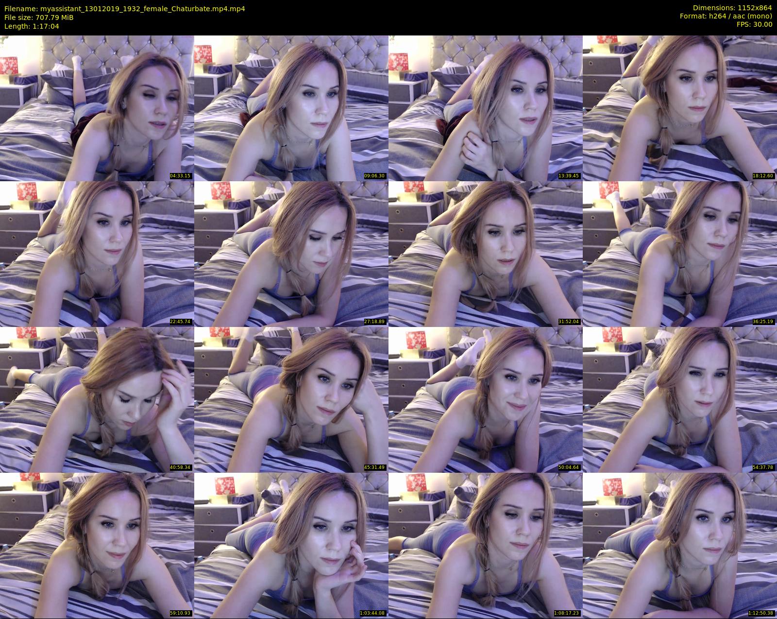 myassistant — 78 minute Chaturbate female cam show recording, 720p, Jan 13, 2019
