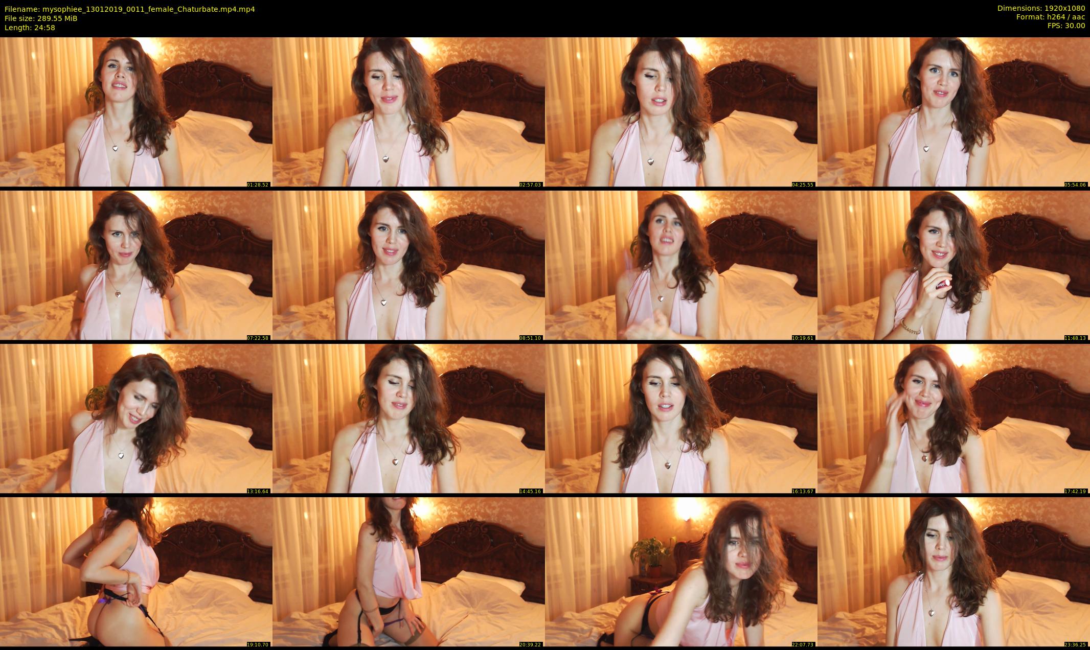 mysophiee — 25 minute Chaturbate female cam show recording, 1080p, Jan 13, 2019