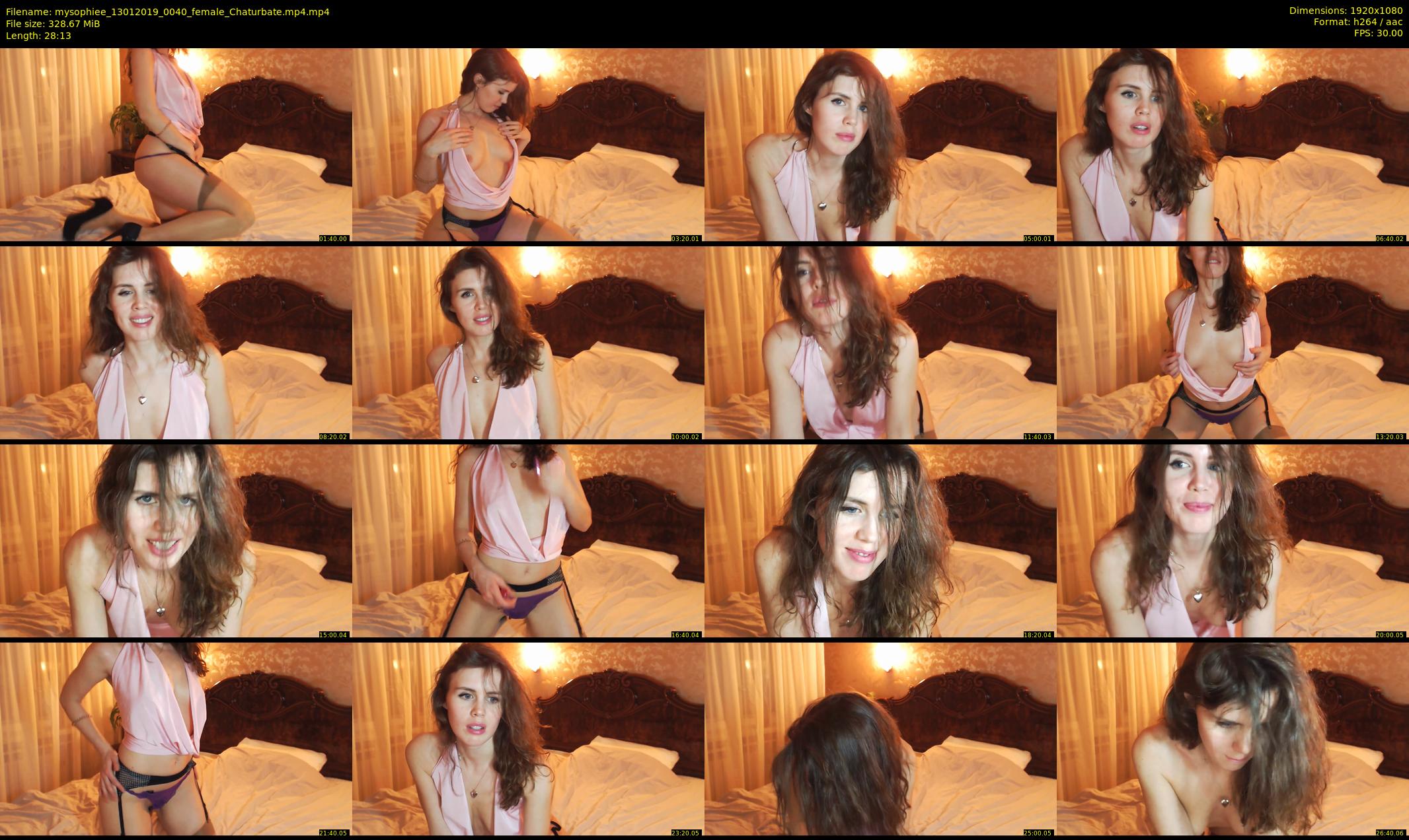 mysophiee — 29 minute Chaturbate female cam show recording, 1080p, Jan 13, 2019
