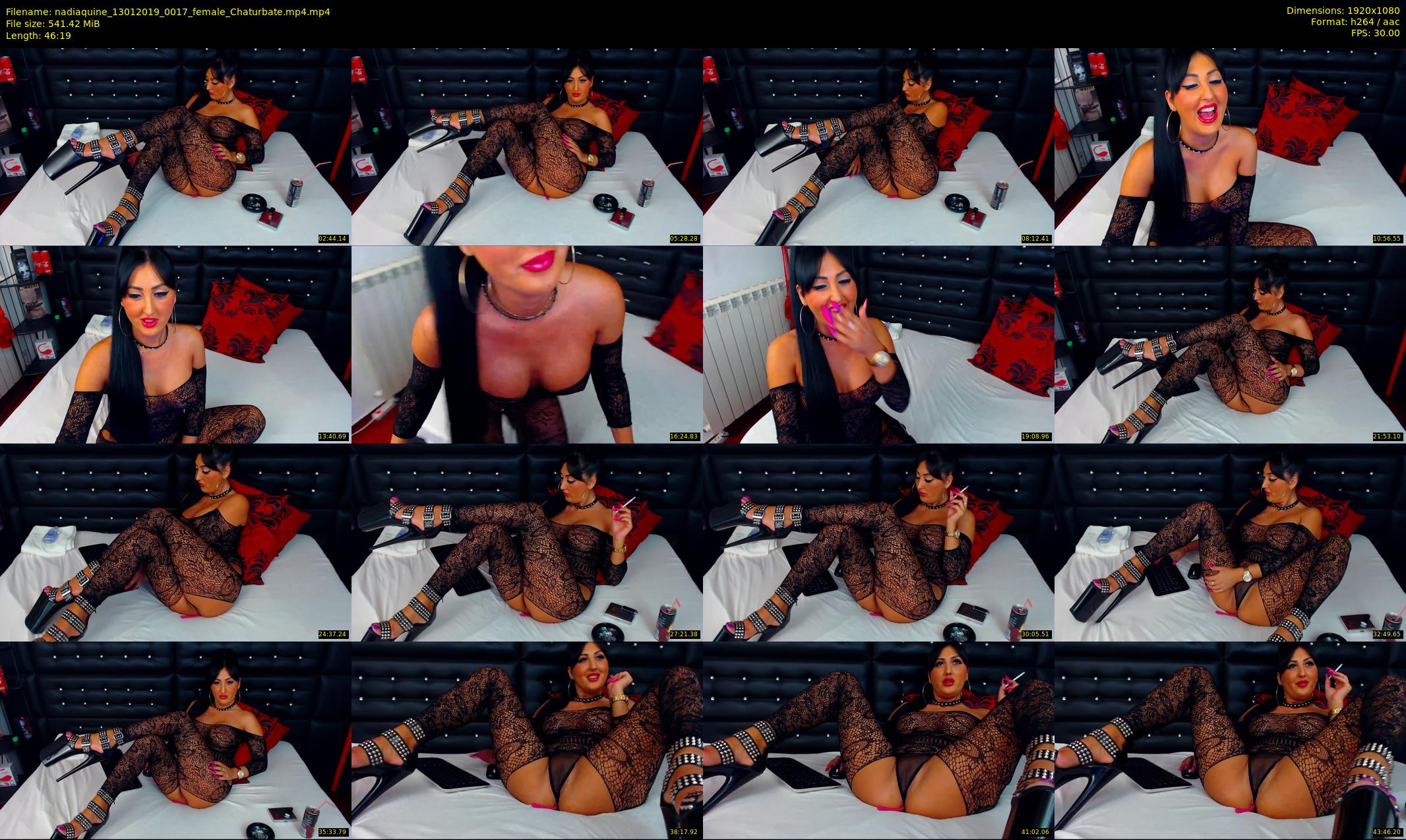 nadiaquine — 47 minute Chaturbate female cam show recording, 1080p, Jan 13, 2019