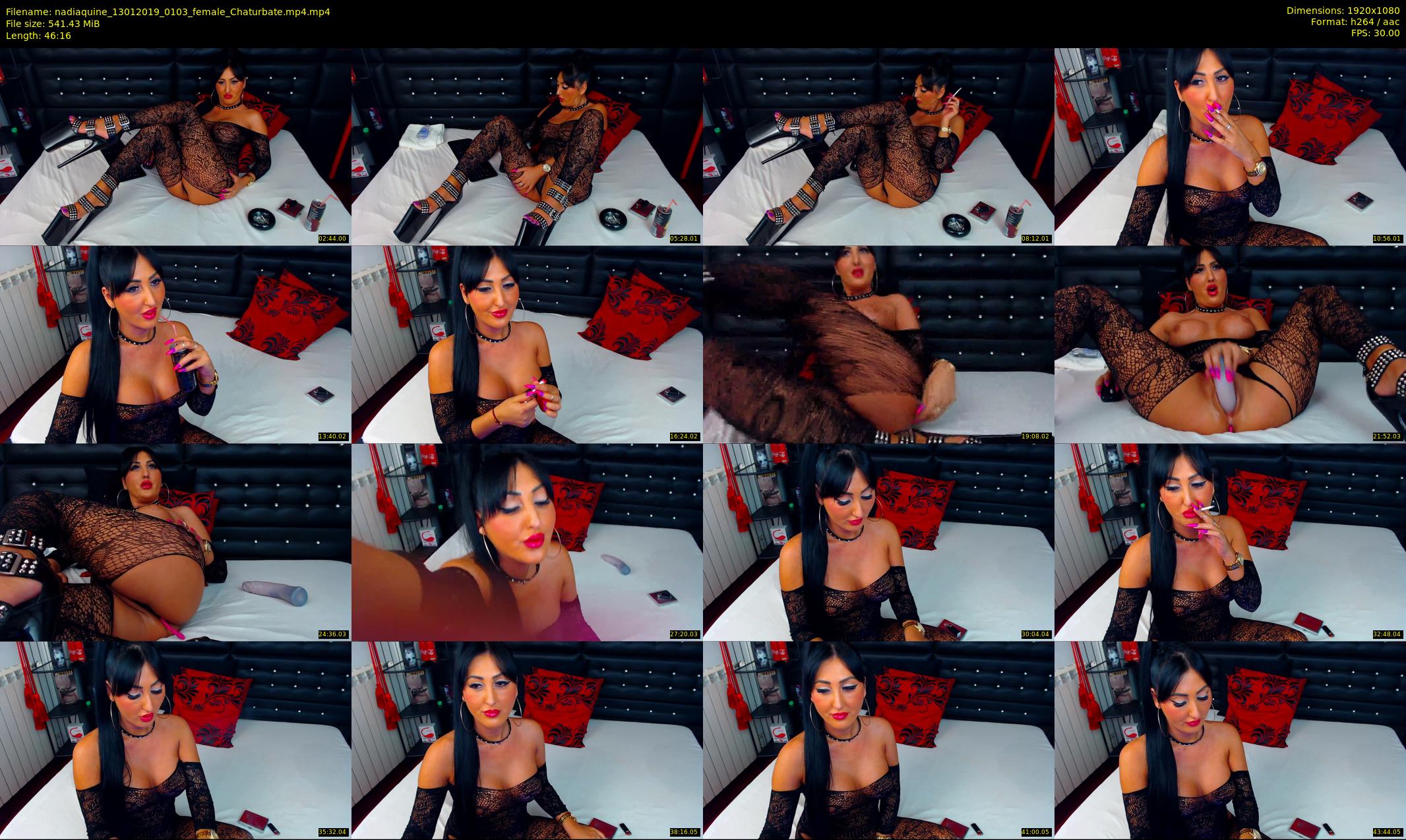 nadiaquine — 47 minute Chaturbate female cam show recording, 1080p, Jan 13, 2019