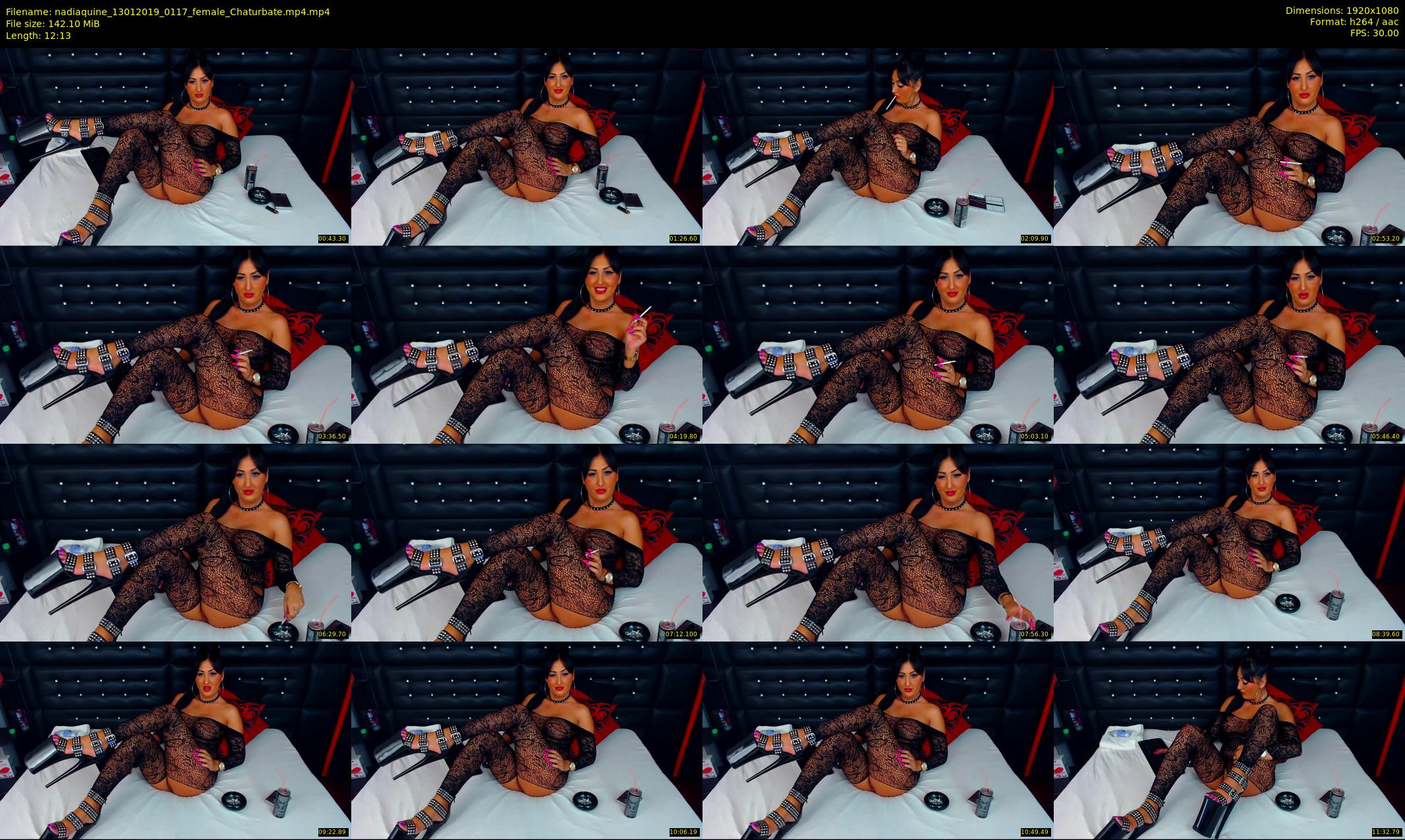 nadiaquine — 13 minute Chaturbate female cam show recording, 1080p, Jan 13, 2019