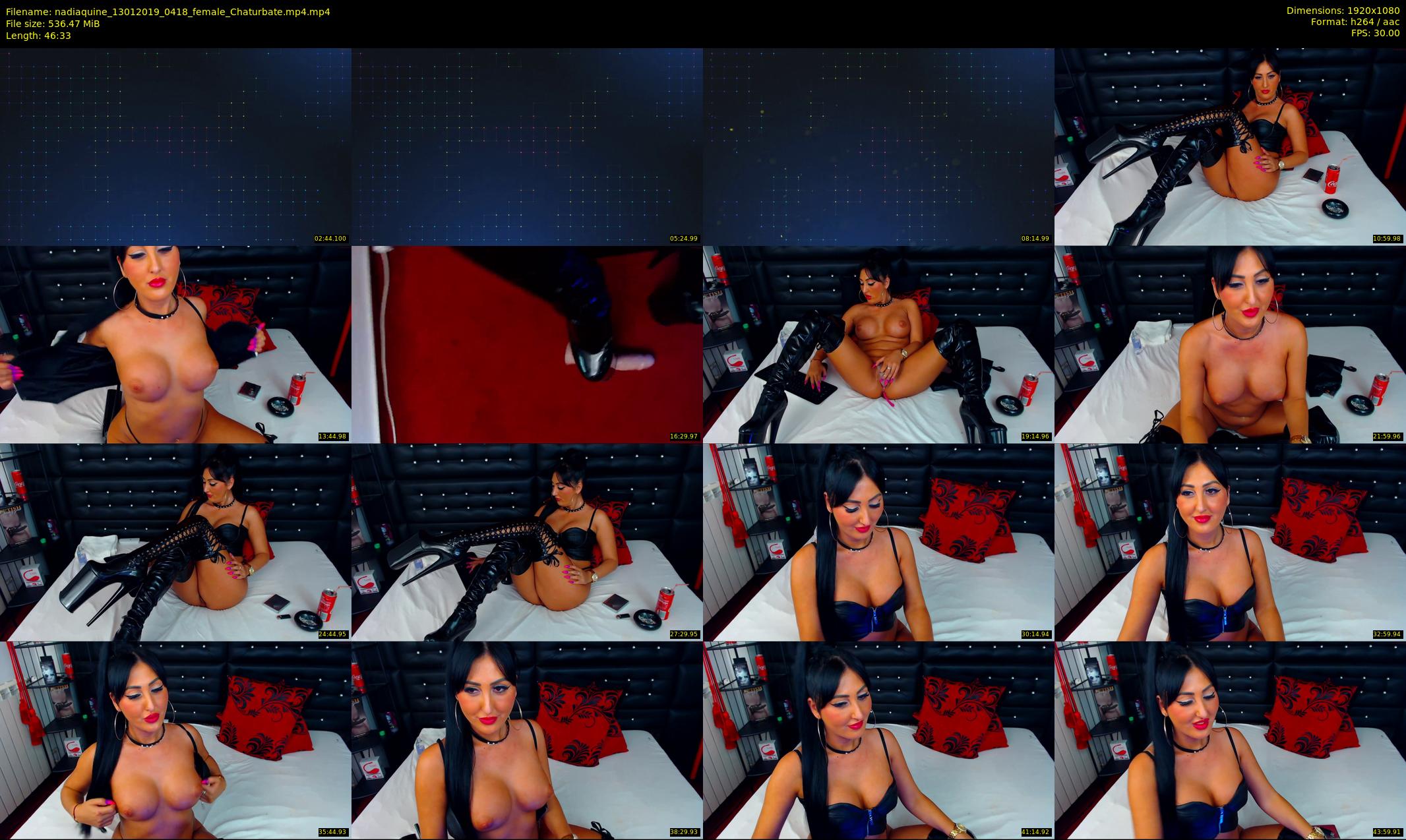 nadiaquine — 47 minute Chaturbate female cam show recording, 1080p, Jan 13, 2019