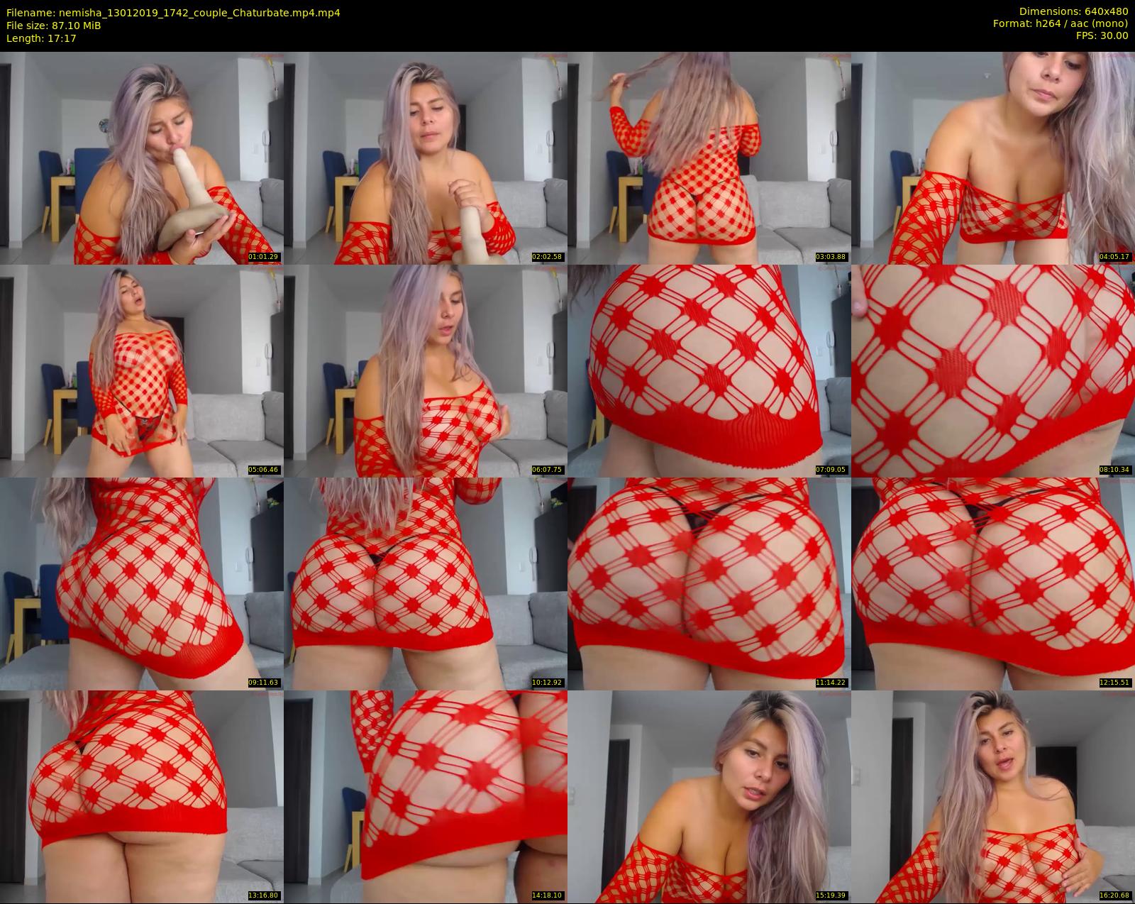 nemisha — 18 minute Chaturbate female cam show recording, 480p, Jan 13, 2019