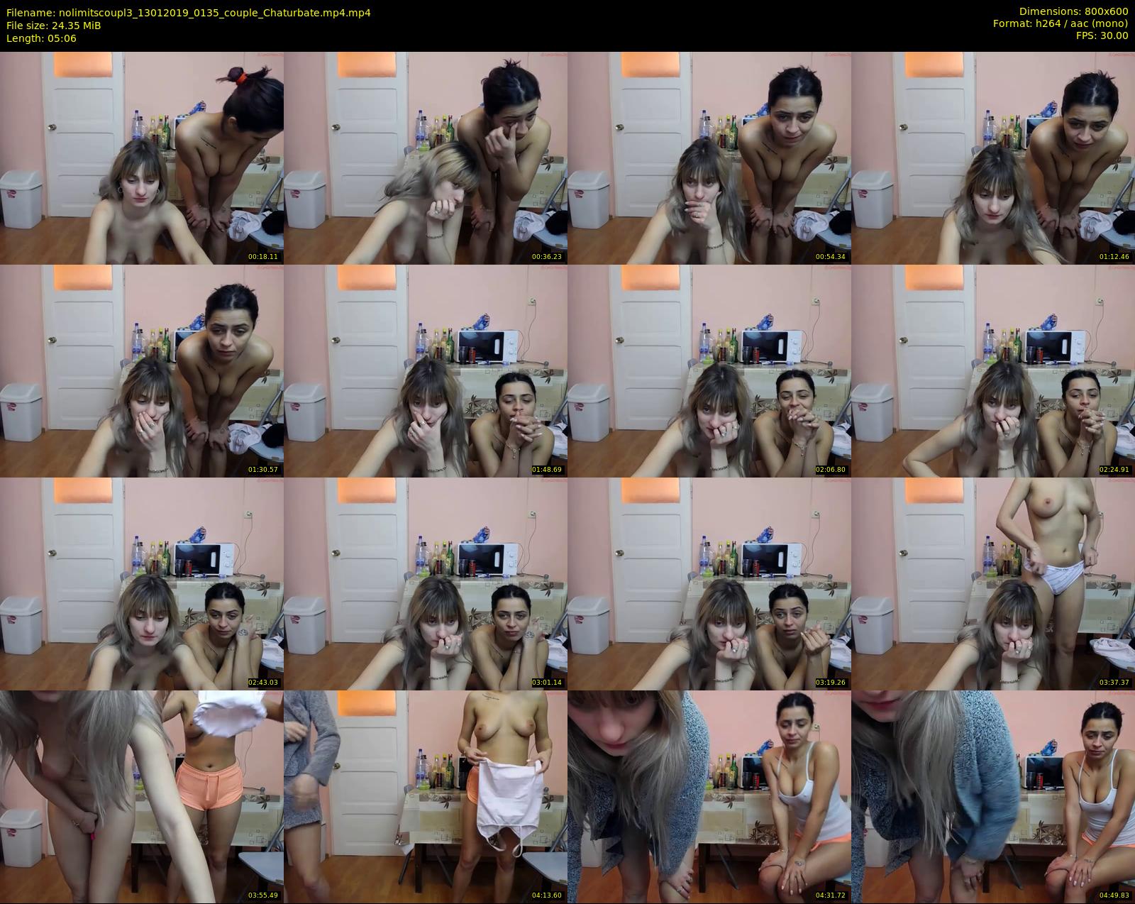 nolimitscoupl3 — 6 minute Chaturbate couple cam show recording, 480p, Jan 13, 2019