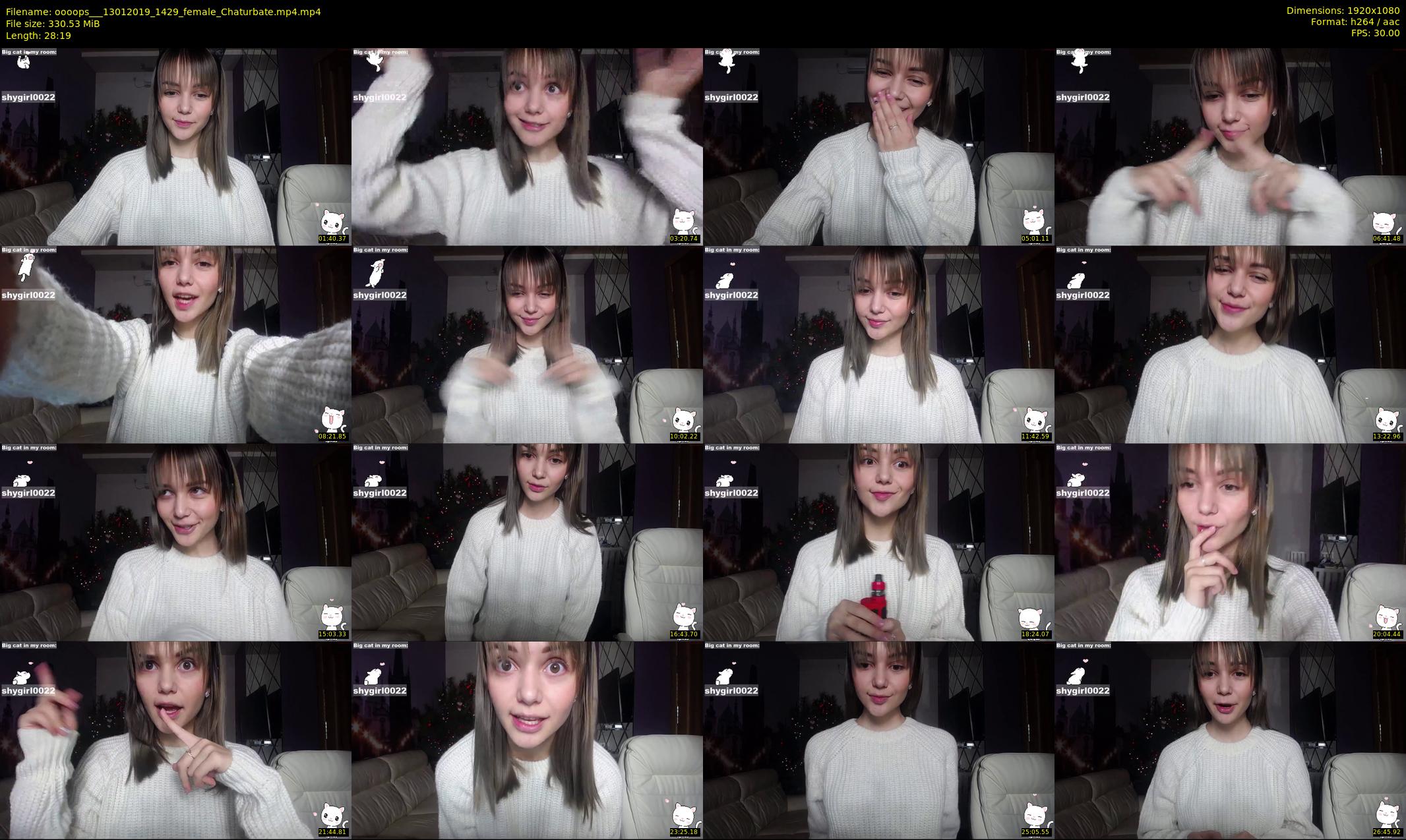 oooops__ — 29 minute Chaturbate female cam show recording, 1080p, Jan 13, 2019