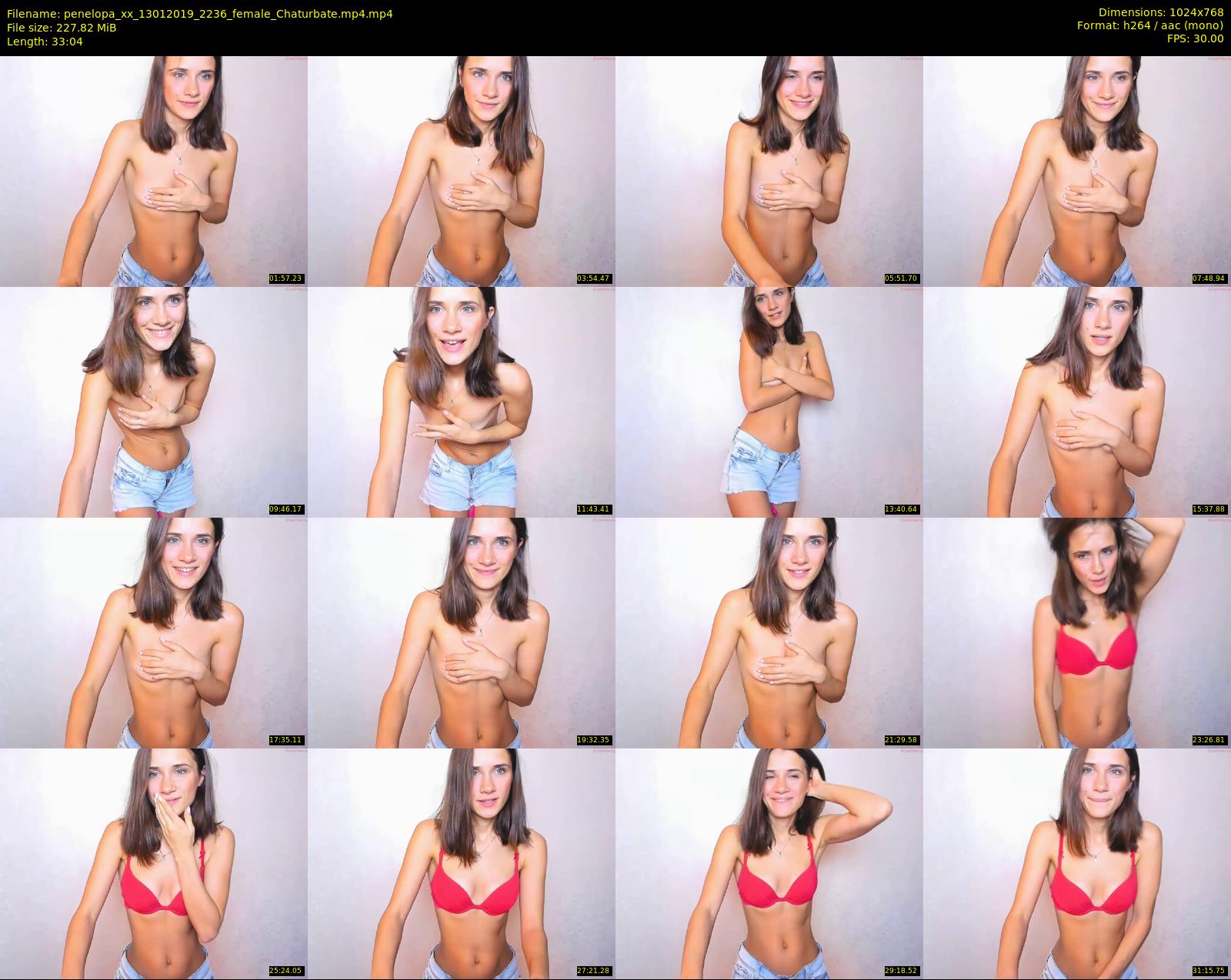 penelopa_xx — 34 minute Chaturbate female cam show recording, 720p, Jan 13, 2019