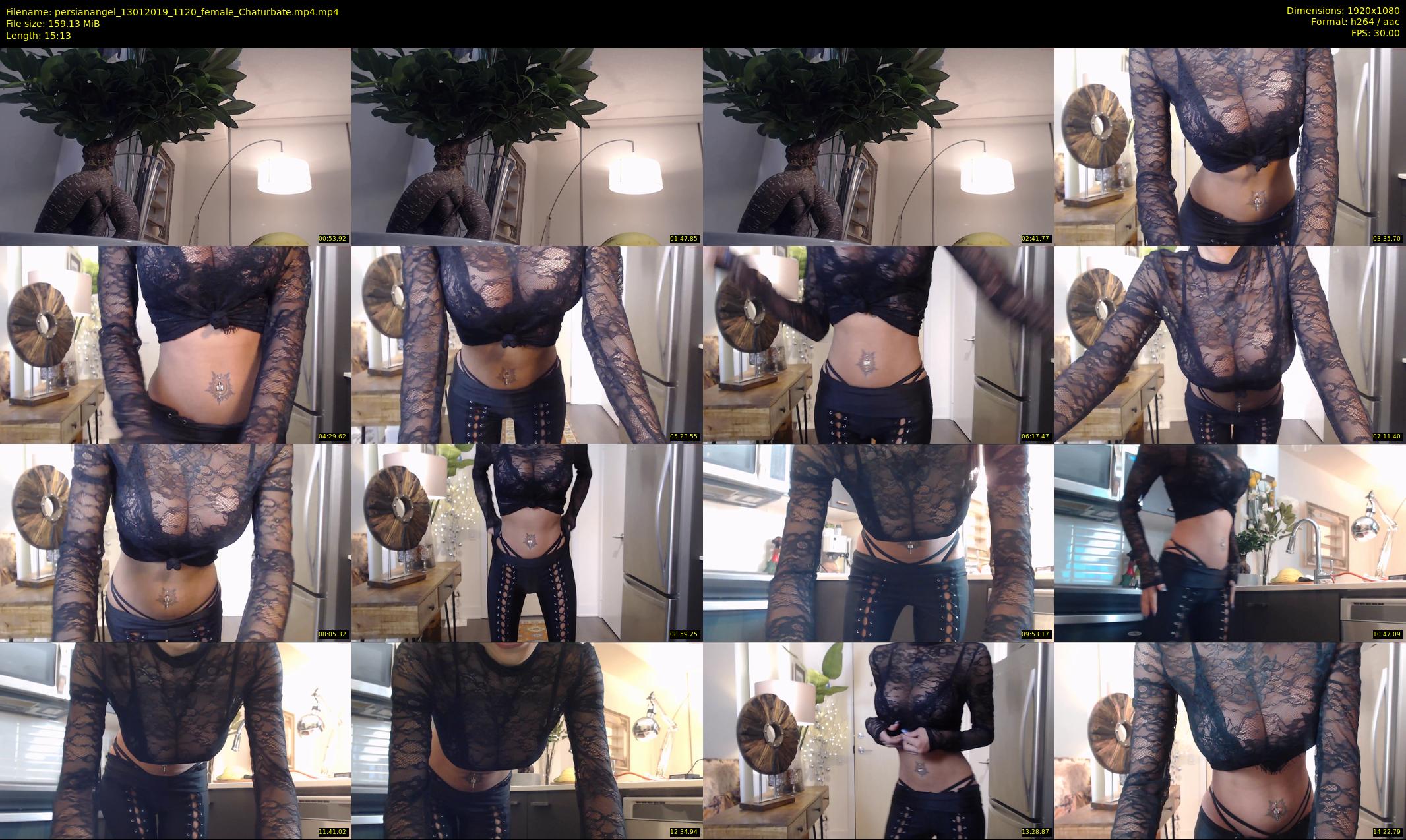 persianangel — 16 minute Chaturbate female cam show recording, 1080p, Jan 13, 2019