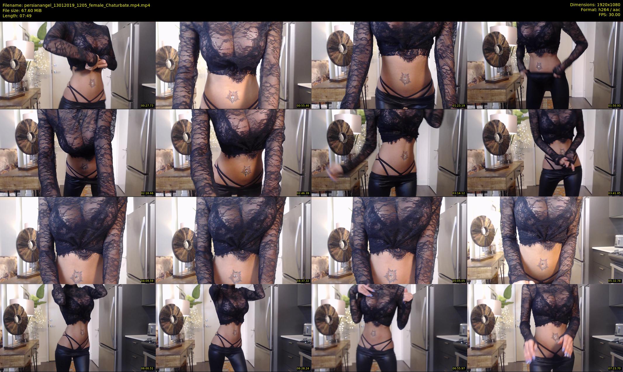 persianangel — 8 minute Chaturbate female cam show recording, 1080p, Jan 13, 2019