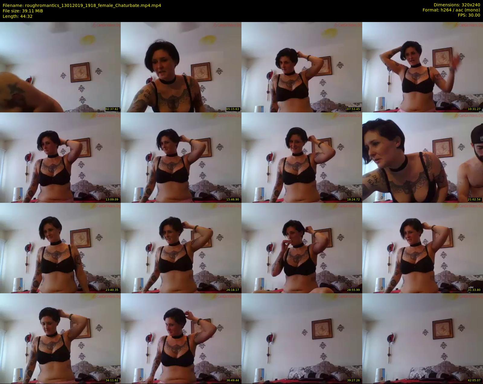 roughromantics — 45 minute Chaturbate couple cam show recording, SD, Jan 13, 2019