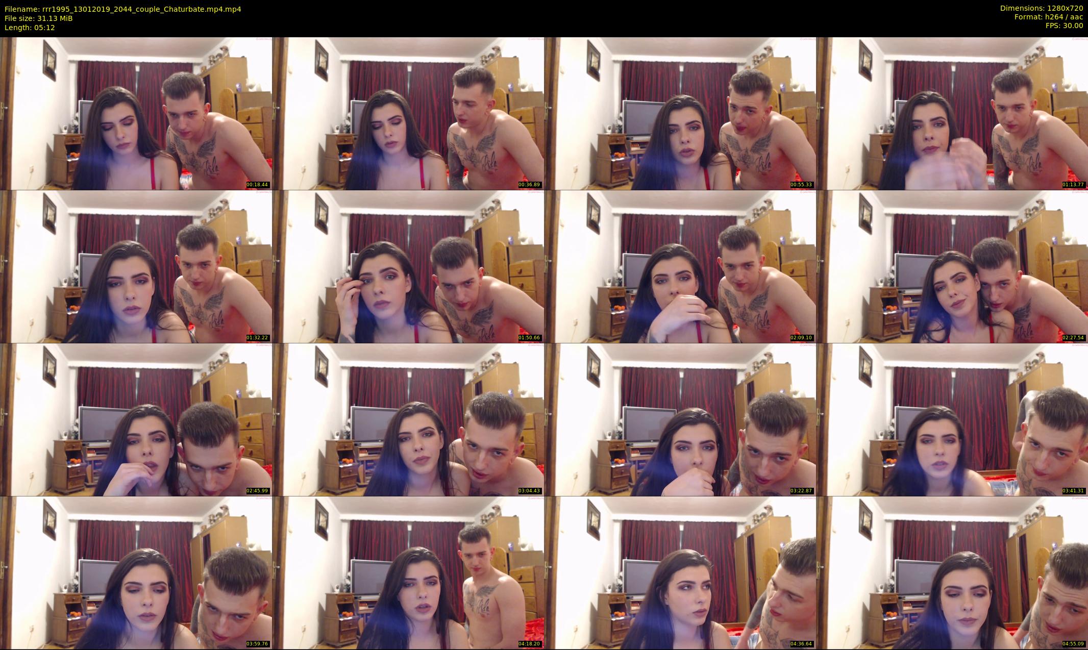 rrr1995 — 6 minute Chaturbate couple cam show recording, 720p, Jan 13, 2019