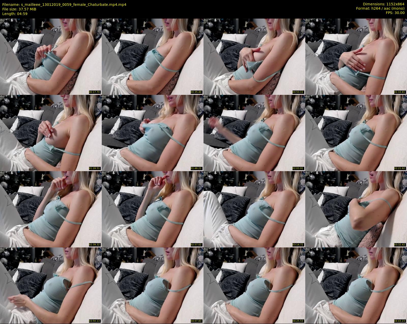 s_mailleee — 5 minute Chaturbate female cam show recording, 720p, Jan 13, 2019