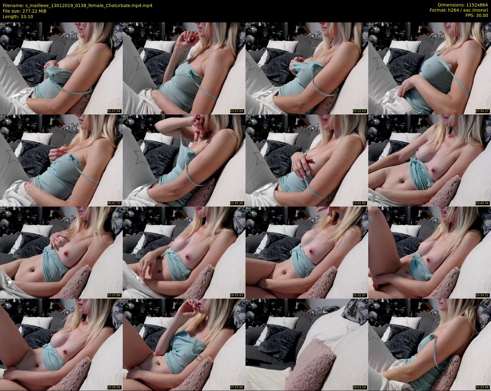 s_mailleee — 34 minute Chaturbate female cam show recording, 720p, Jan 13, 2019
