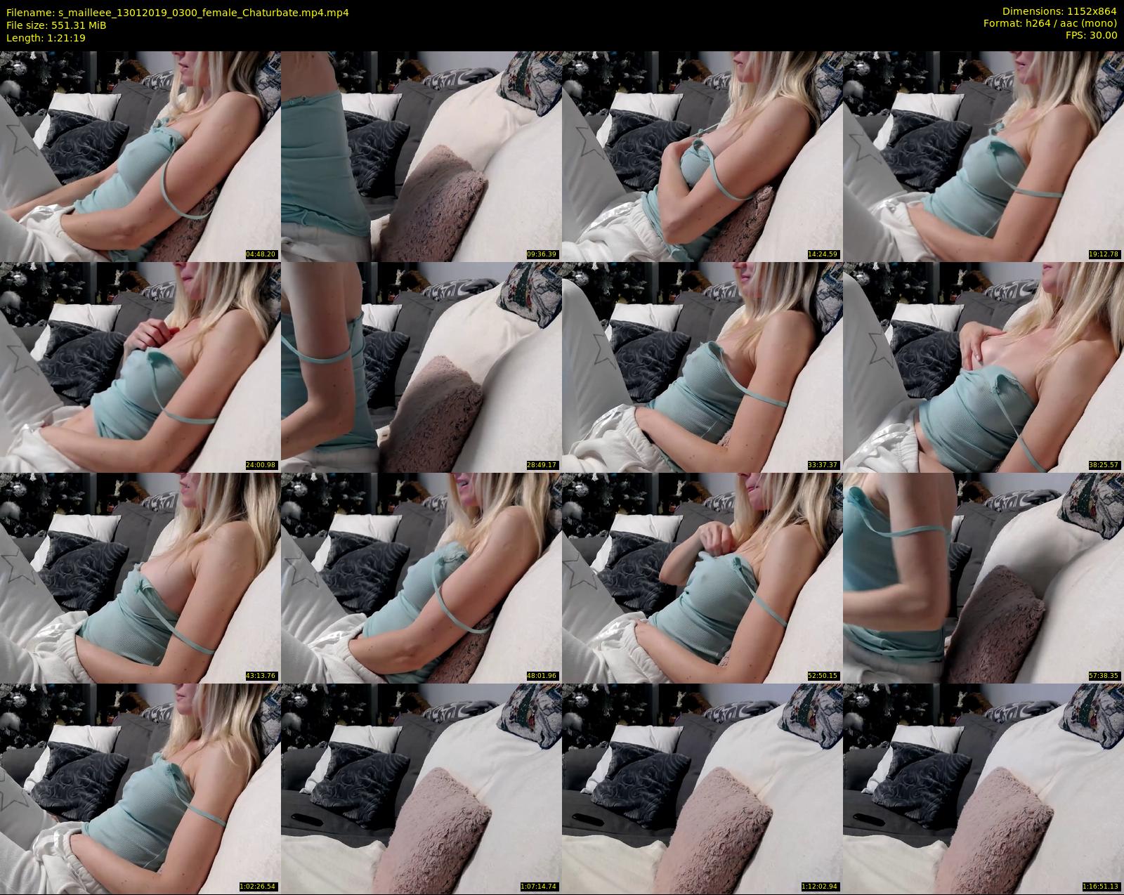 s_mailleee — 82 minute Chaturbate female cam show recording, 720p, Jan 13, 2019