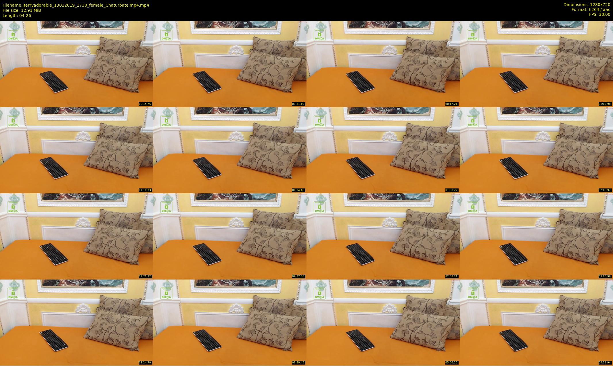 terryadorable — 5 minute Chaturbate female cam show recording, 720p, Jan 13, 2019