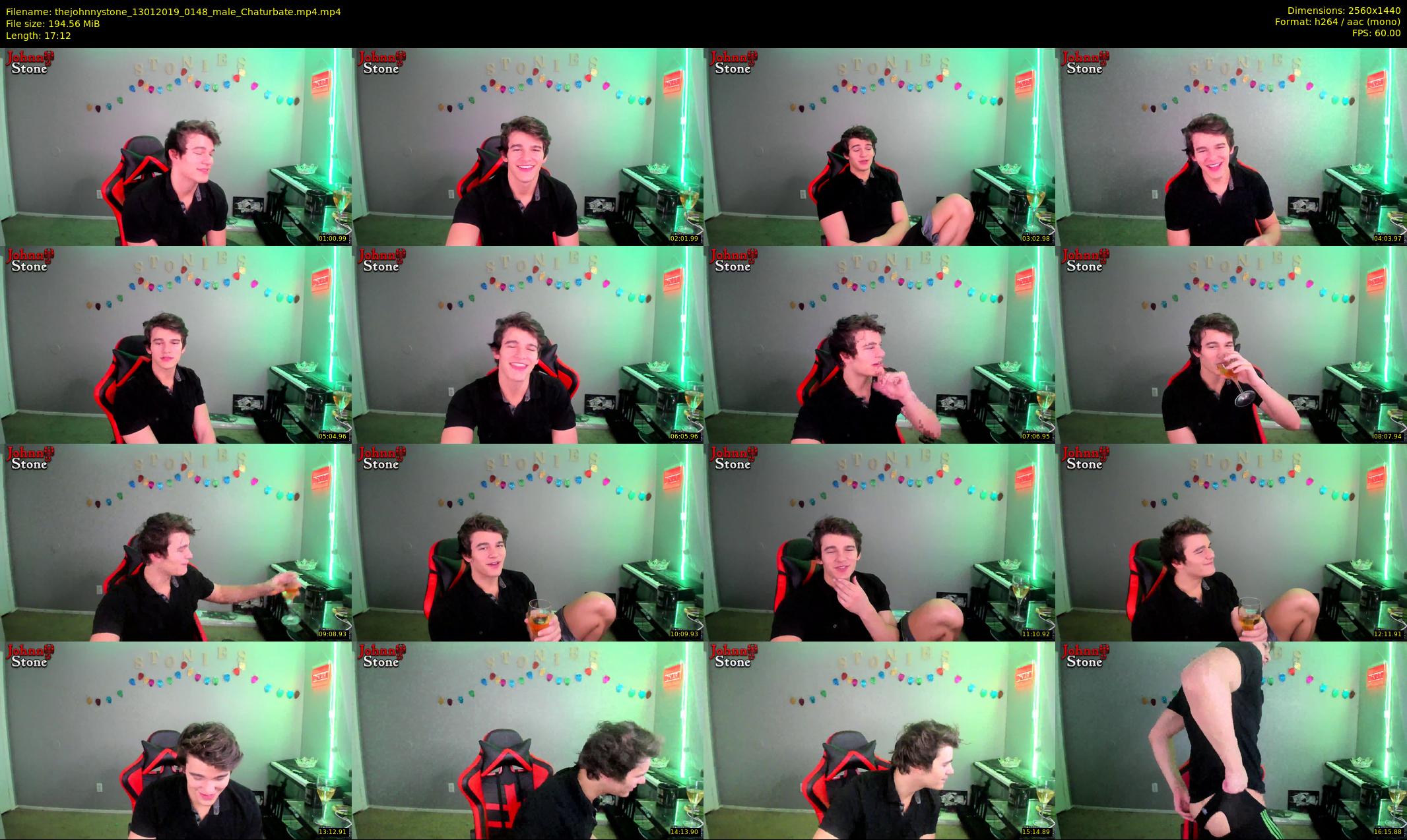thejohnnystone — 18 minute Chaturbate male cam show recording, 1080p, Jan 13, 2019