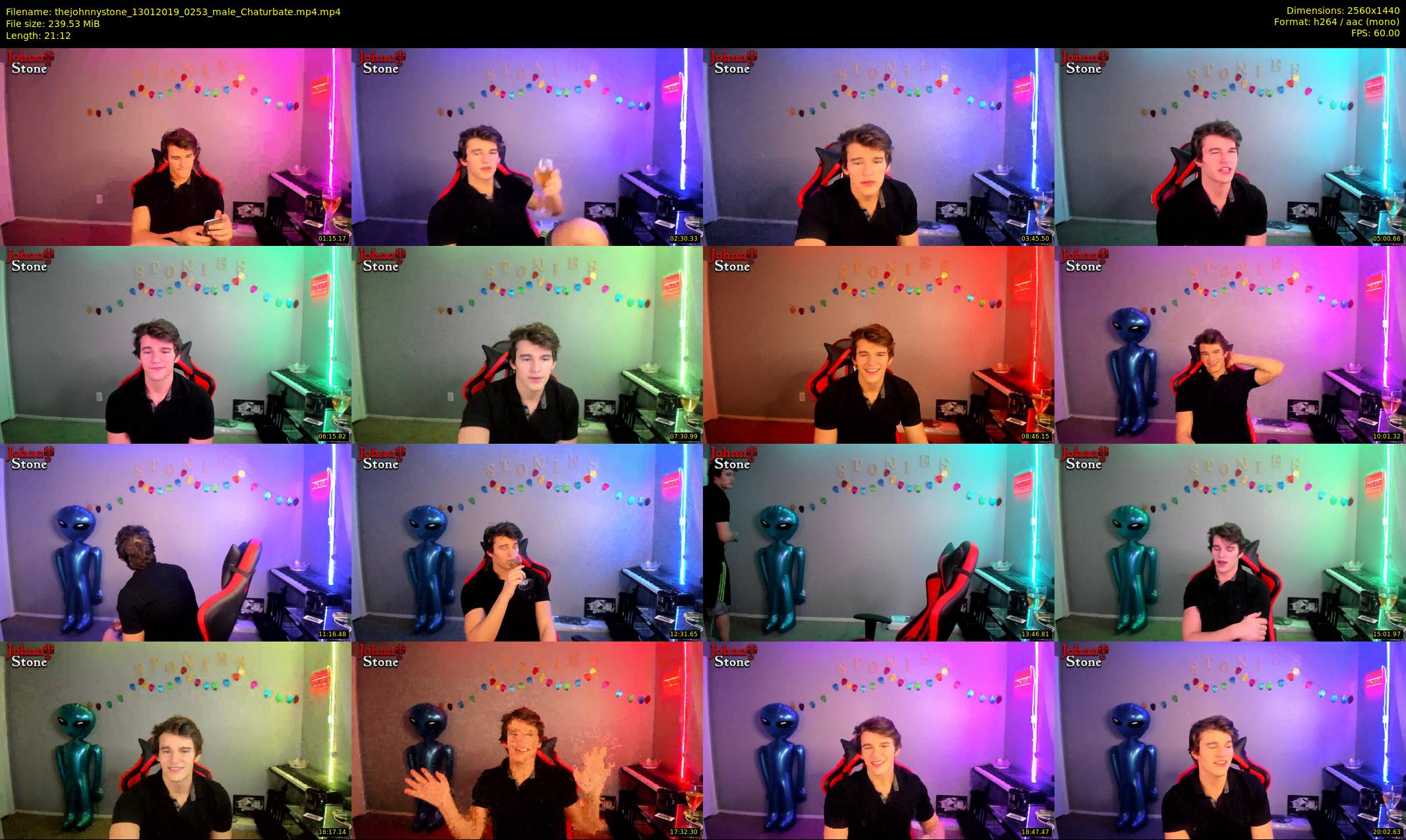 thejohnnystone — 22 minute Chaturbate male cam show recording, 1080p, Jan 13, 2019