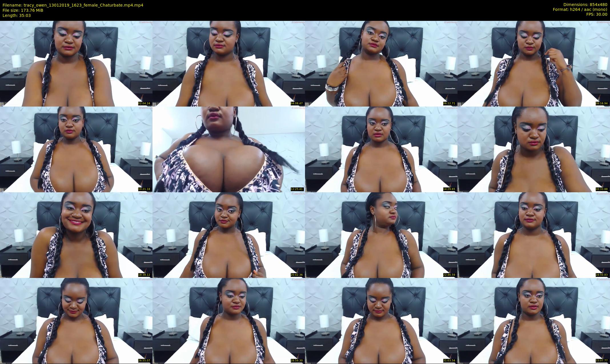 tracy_owen — 36 minute Chaturbate female cam show recording, 480p, Jan 13, 2019