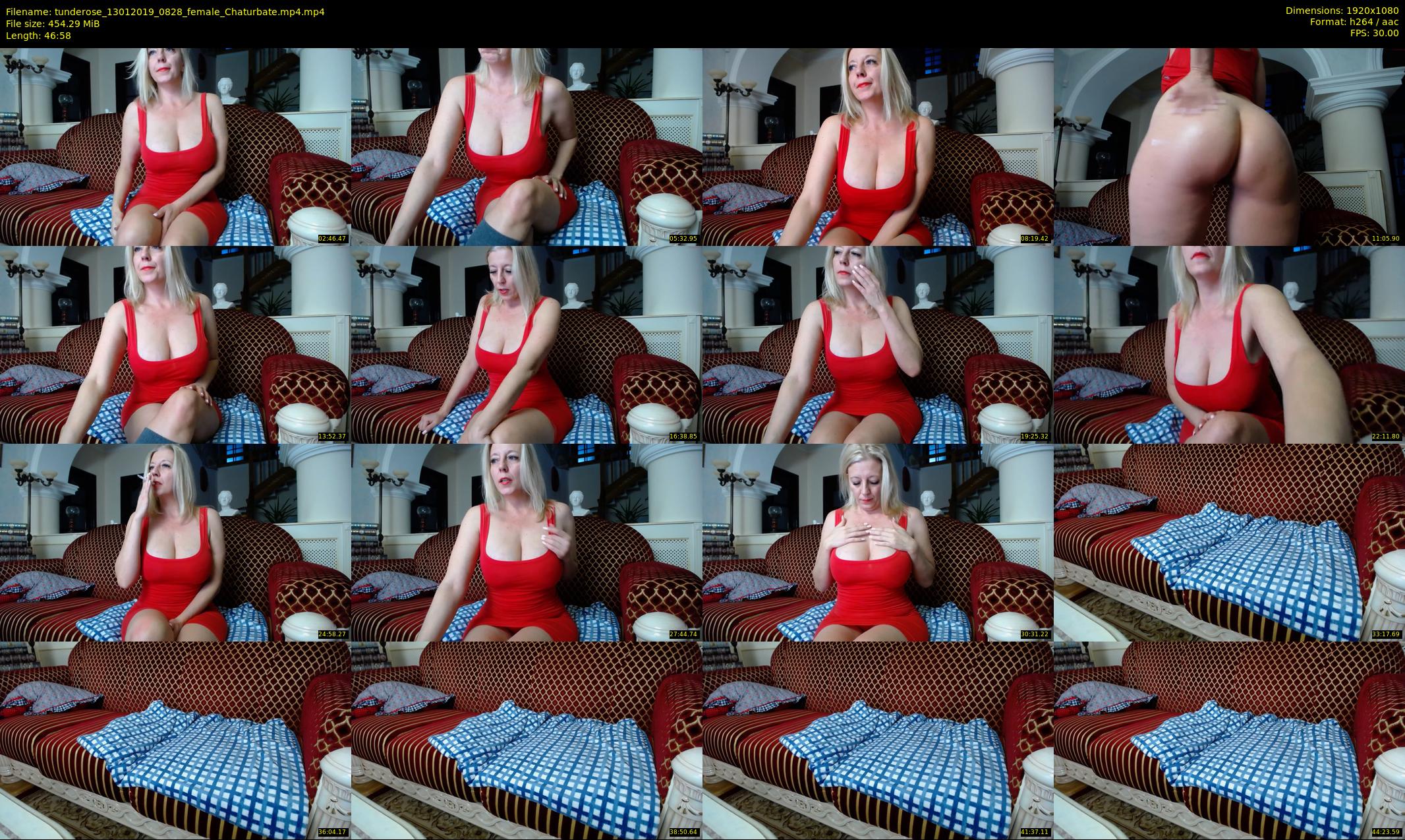 tunderose — 47 minute Chaturbate female cam show recording, 1080p, Jan 13, 2019