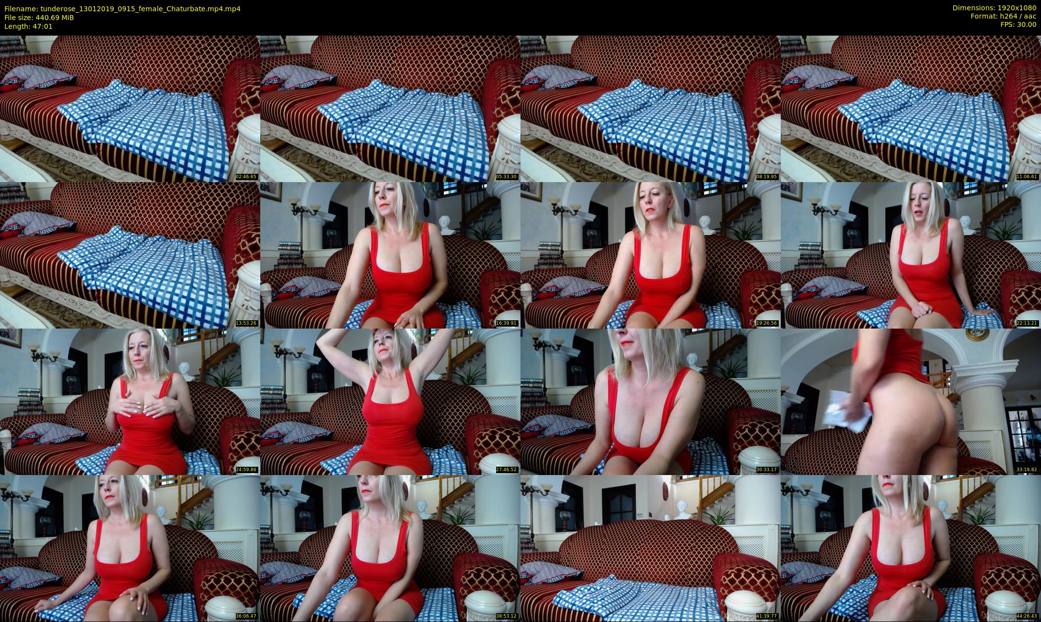 tunderose — 48 minute Chaturbate female cam show recording, 1080p, Jan 13, 2019