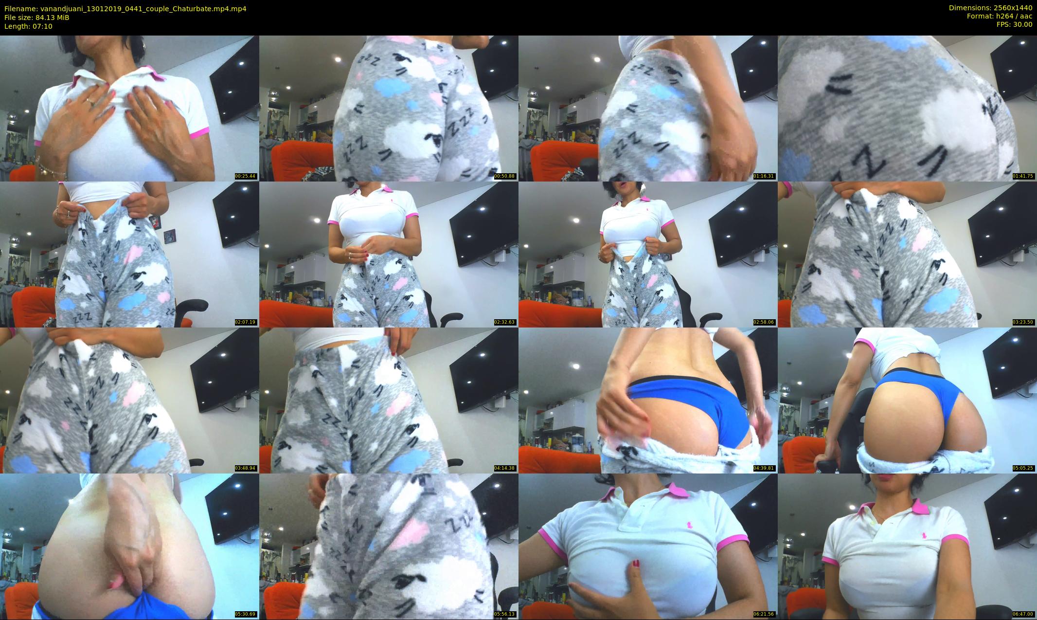 vanandjuani — 8 minute Chaturbate female cam show recording, 1080p, Jan 13, 2019