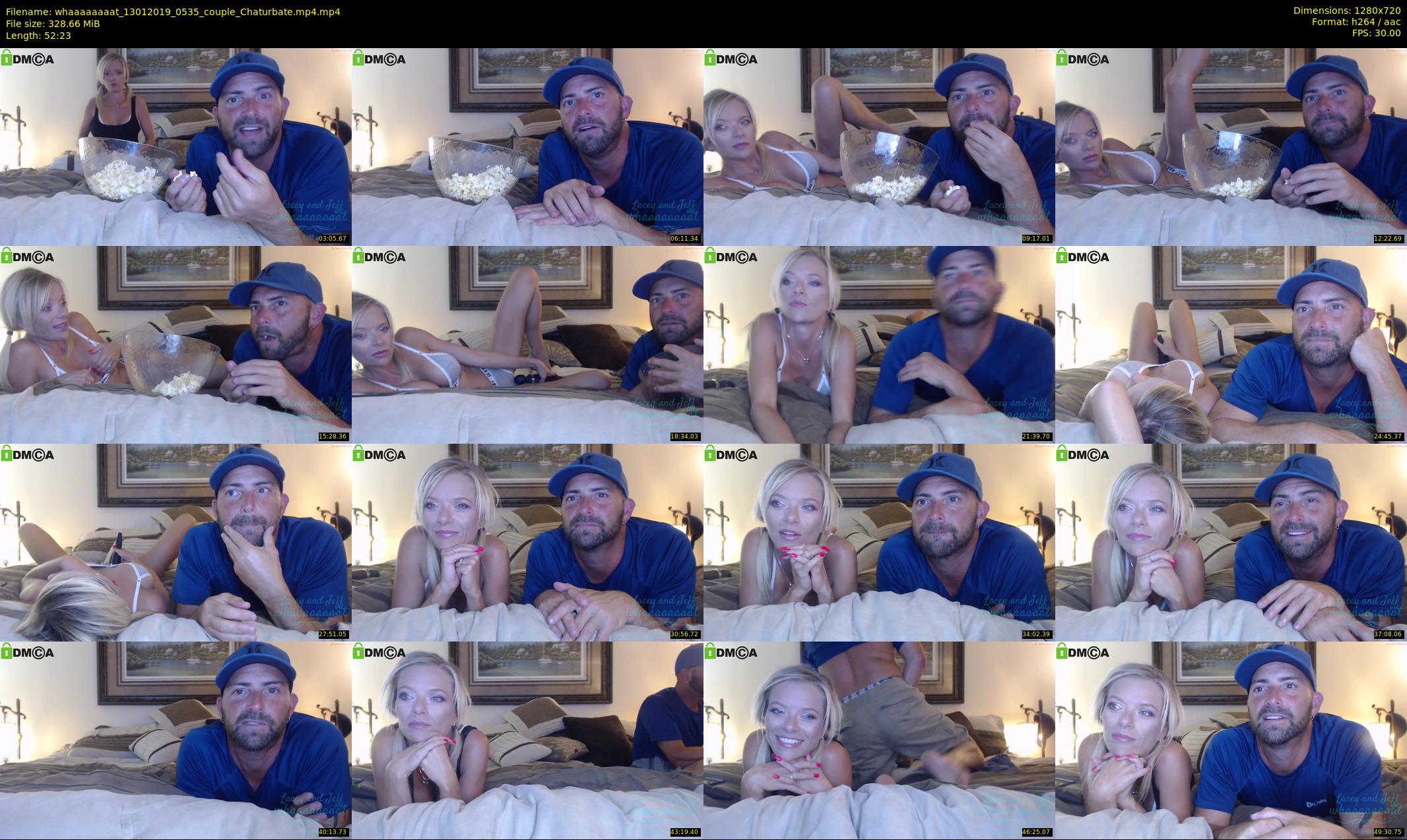 whaaaaaaaat — 53 minute Chaturbate couple cam show recording, 720p, Jan 13, 2019