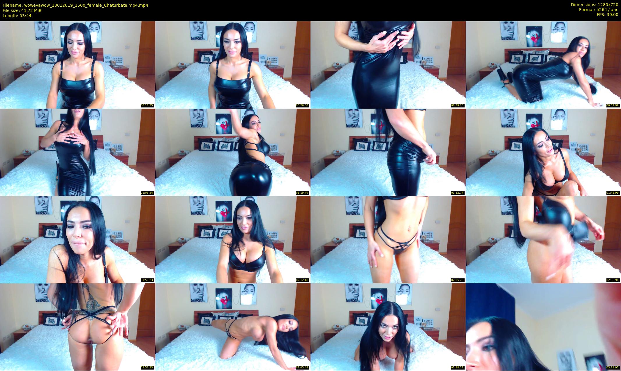 wowevawow — 4 minute Chaturbate female cam show recording, 720p, Jan 13, 2019