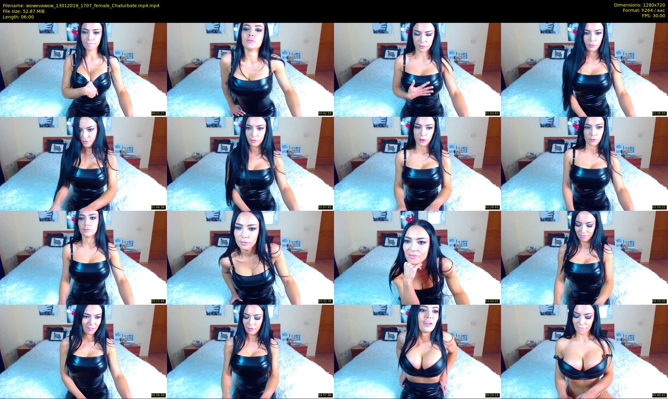 wowevawow — 6 minute Chaturbate female cam show recording, 720p, Jan 13, 2019