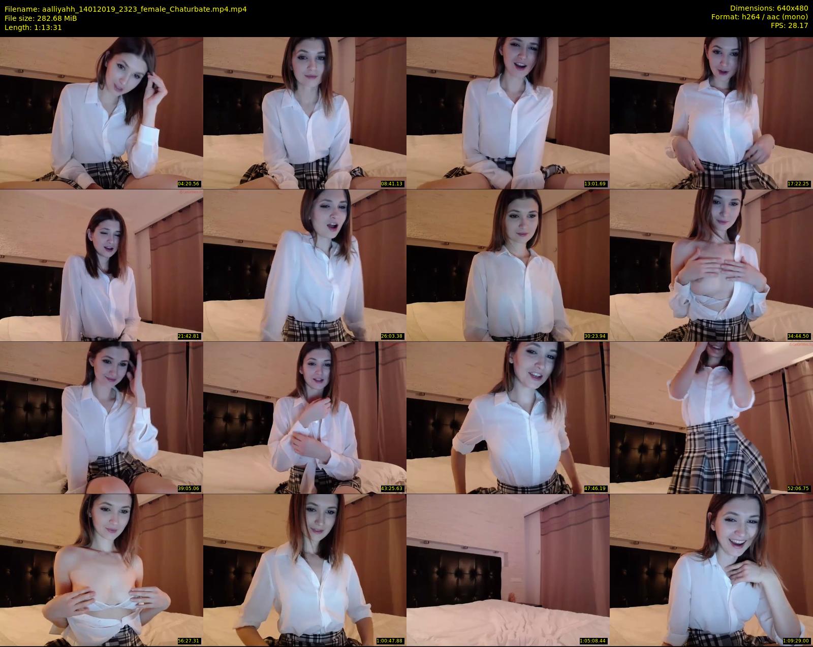 aalliyahh — 74 minute Chaturbate female cam show recording, 480p, Jan 14, 2019