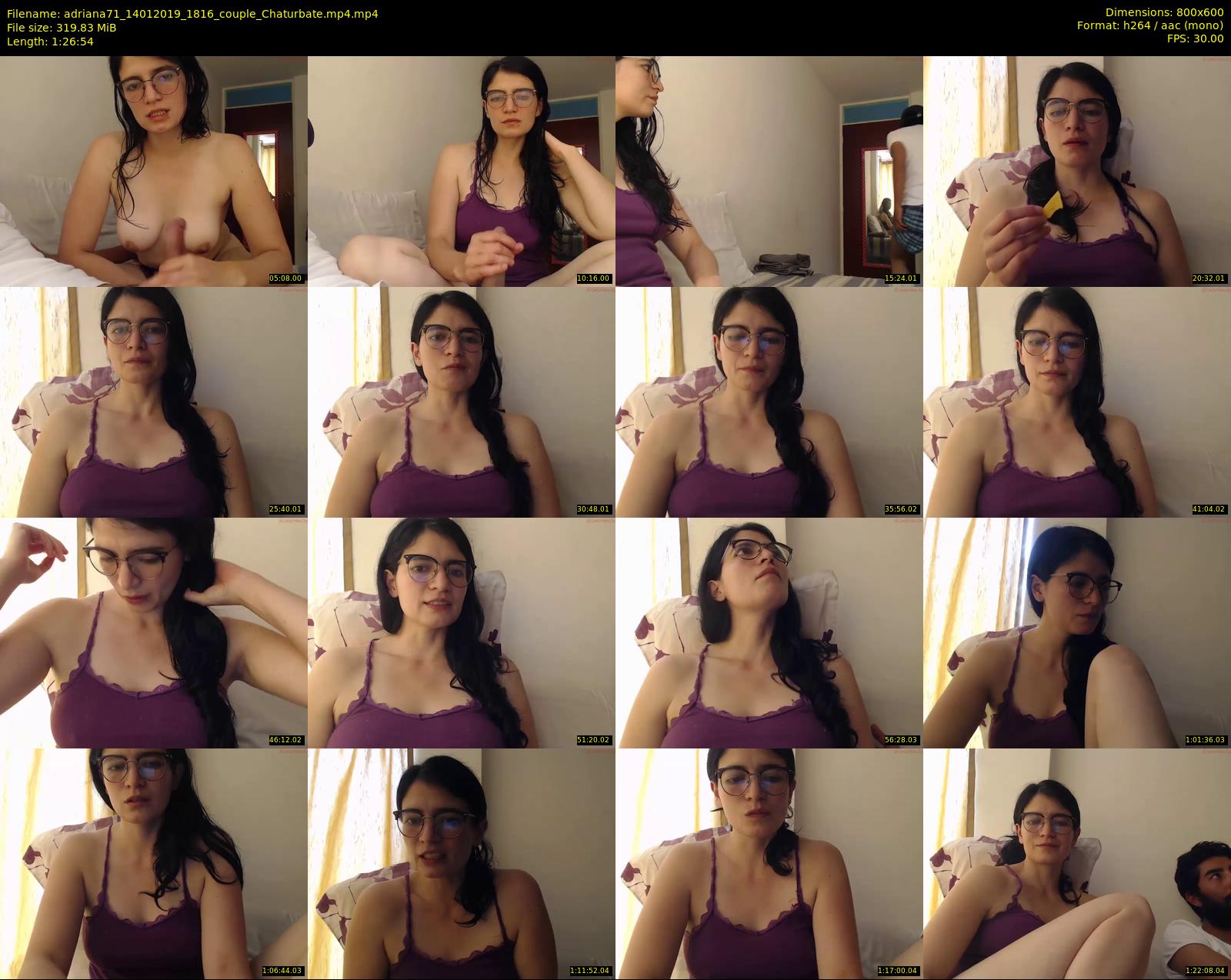 adriana71 — 87 minute Chaturbate couple cam show recording, 480p, Jan 14, 2019