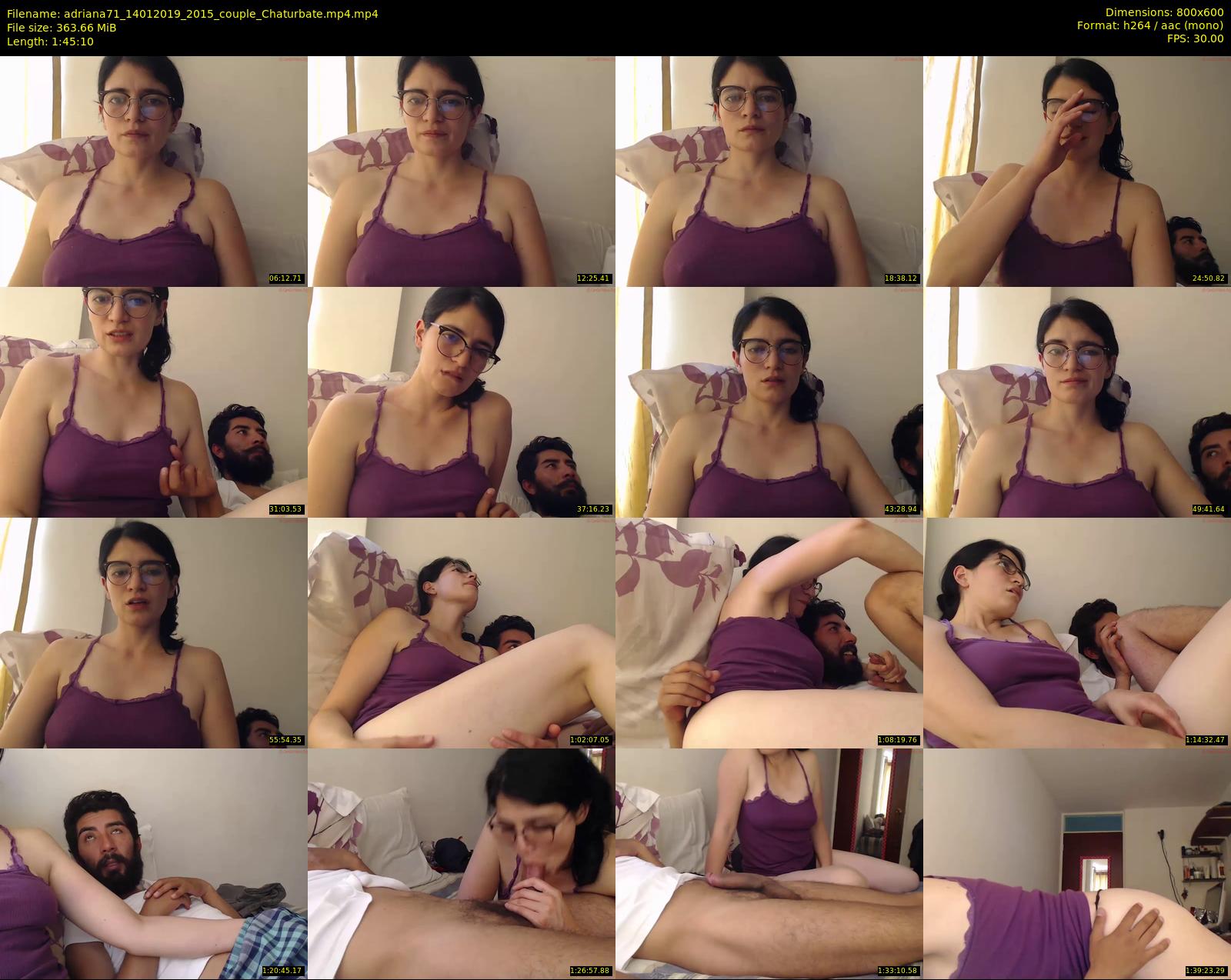 adriana71 — 106 minute Chaturbate couple cam show recording, 480p, Jan 14, 2019