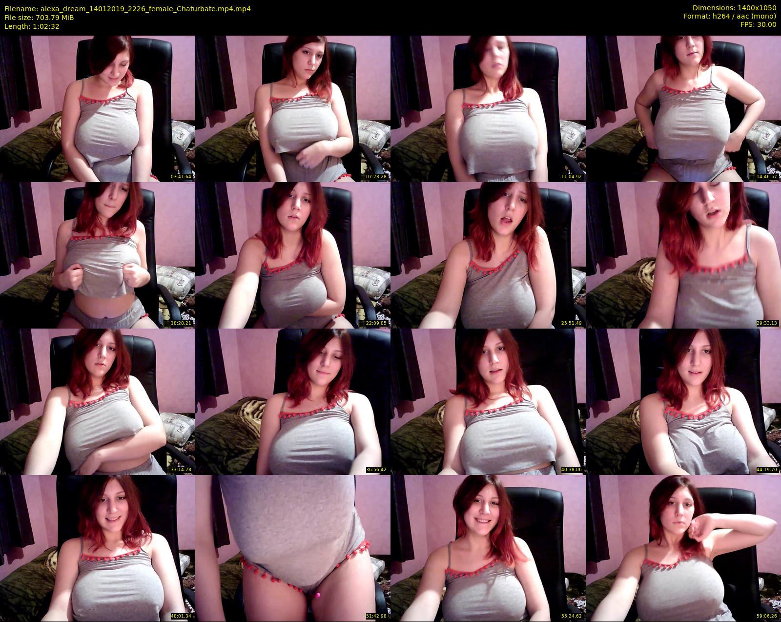 alexa_dream — 63 minute Chaturbate female cam show recording, 720p, Jan 14, 2019