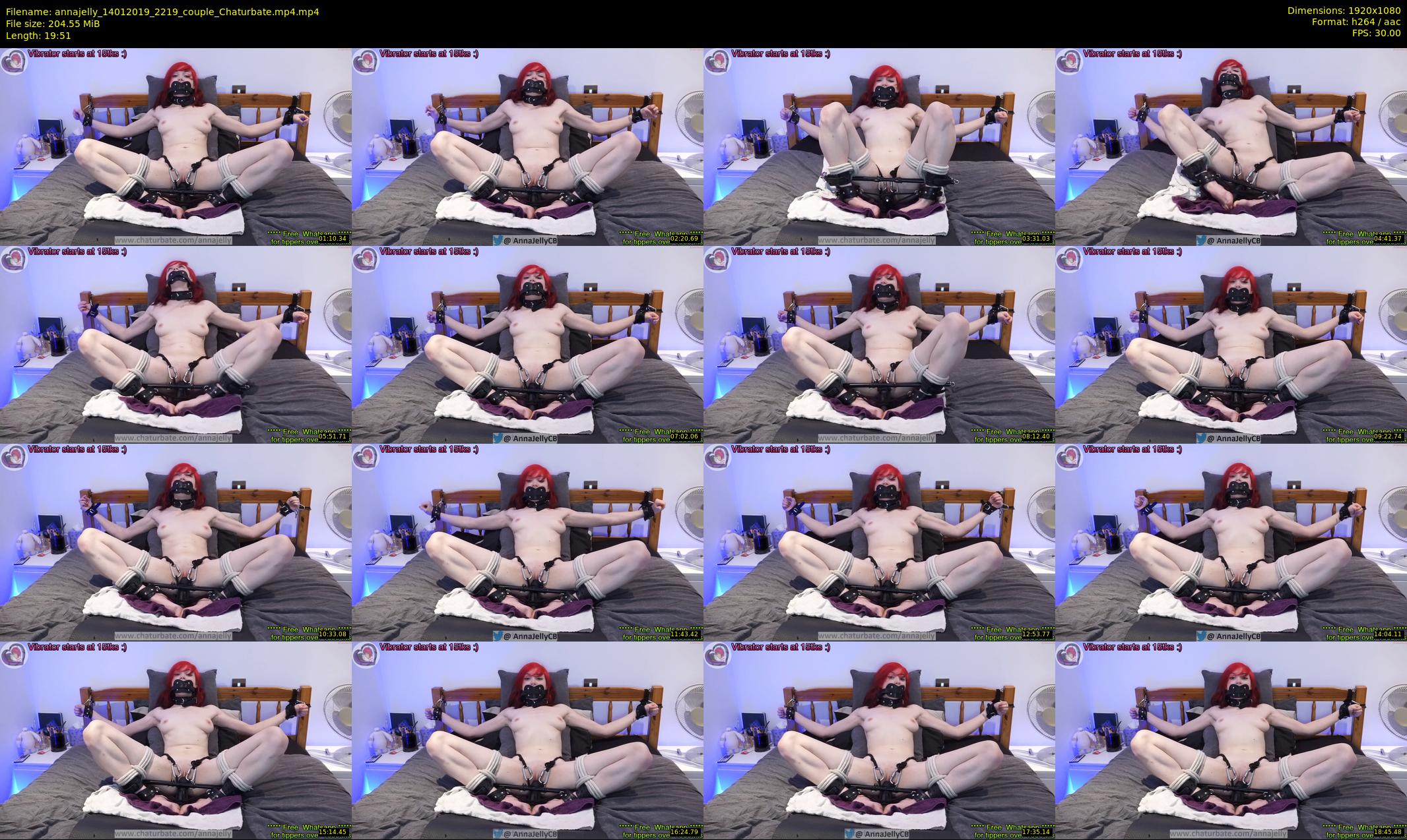 annajelly — 20 minute Chaturbate couple cam show recording, 1080p, Jan 14, 2019