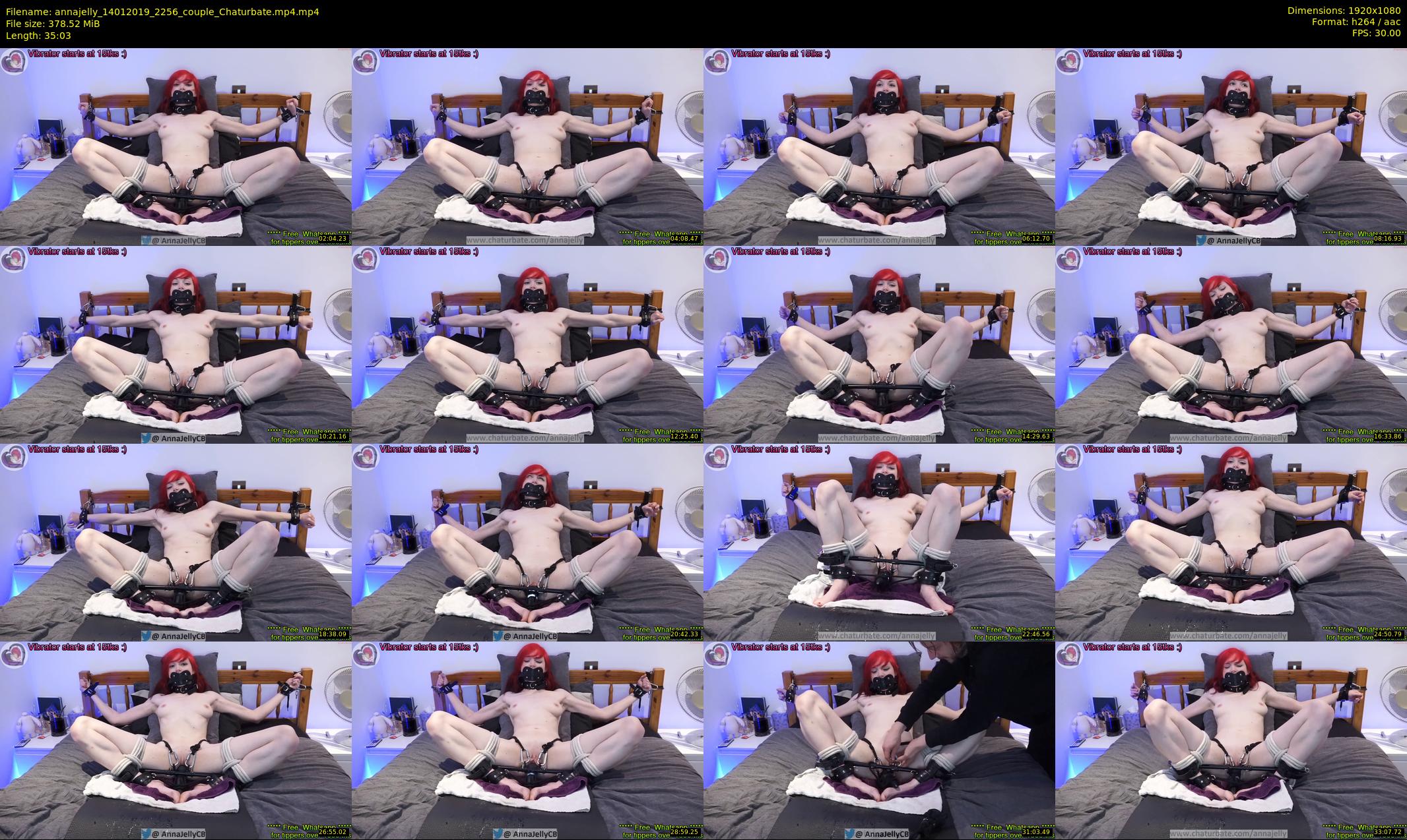 annajelly — 36 minute Chaturbate couple cam show recording, 1080p, Jan 14, 2019
