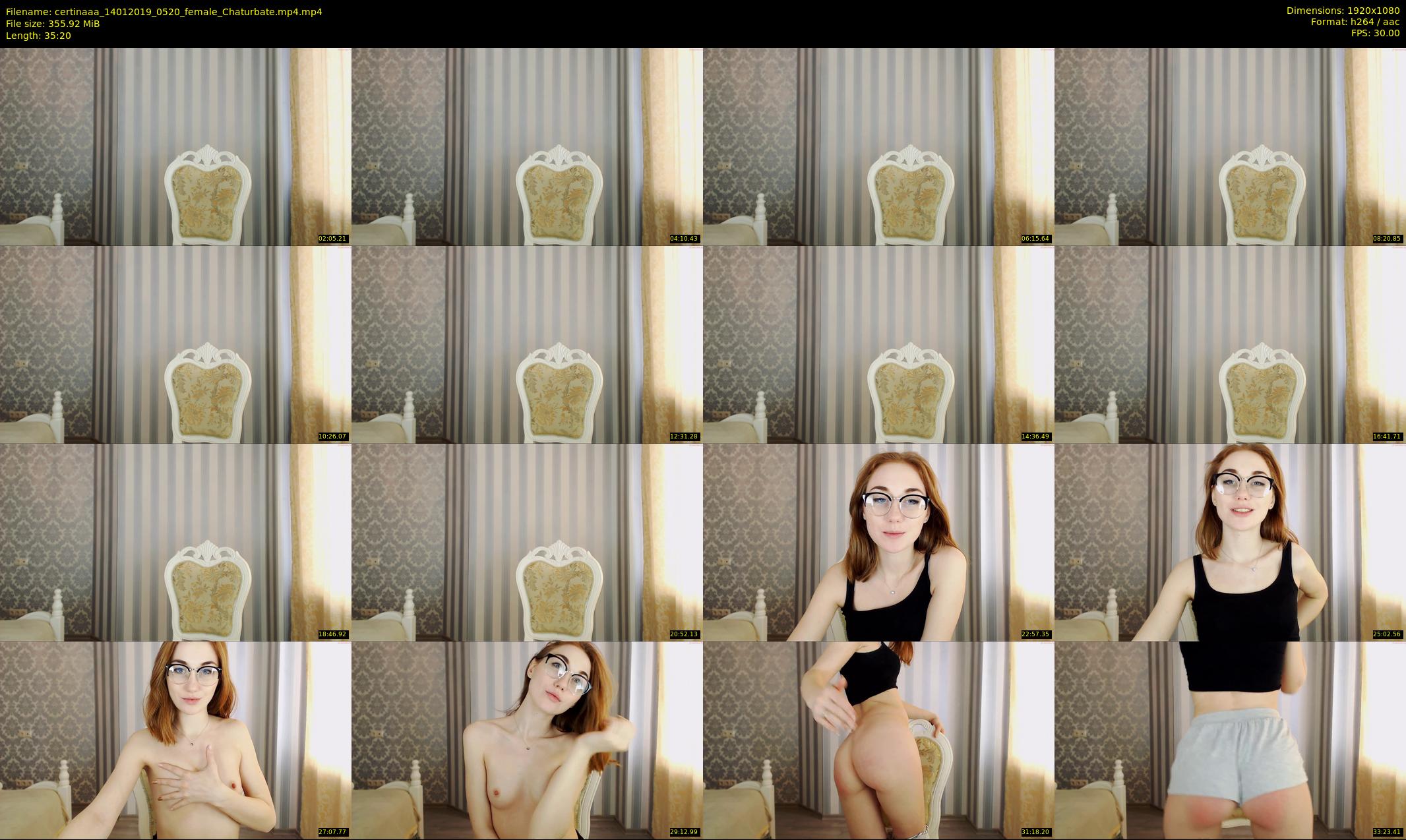 certinaaa — 36 minute Chaturbate female cam show recording, 1080p, Jan 14, 2019