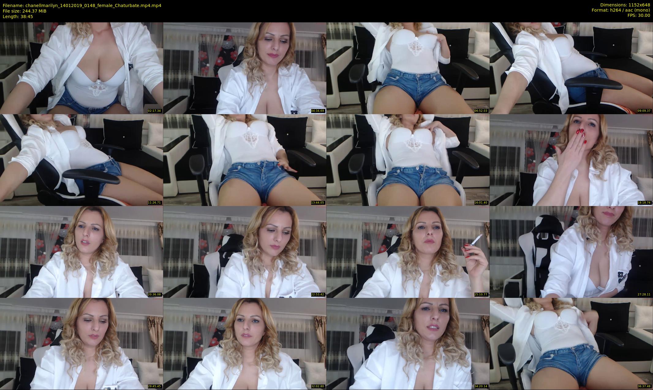 chanellmarilyn — 39 minute Chaturbate female cam show recording, 480p, Jan 14, 2019