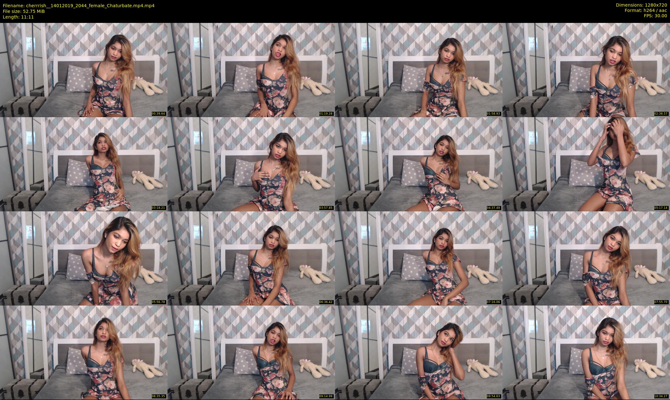cherrrish_ — 12 minute Chaturbate female cam show recording, 720p, Jan 14, 2019