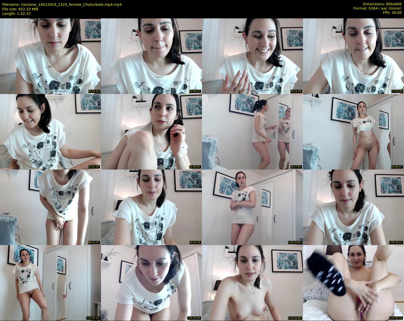 cleolane — 93 minute Chaturbate female cam show recording, 480p, Jan 14, 2019
